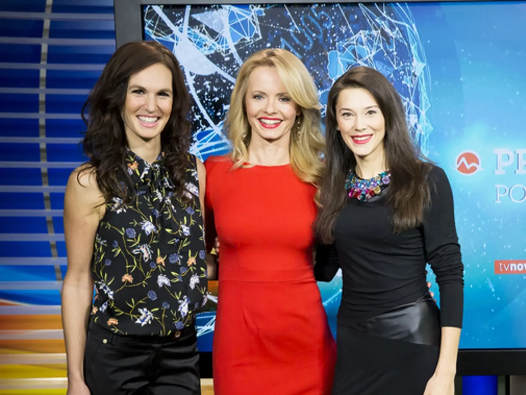 Moderátorské trio počasia Lenka Debnárová, Mirka Almásy a Katka Kulová.