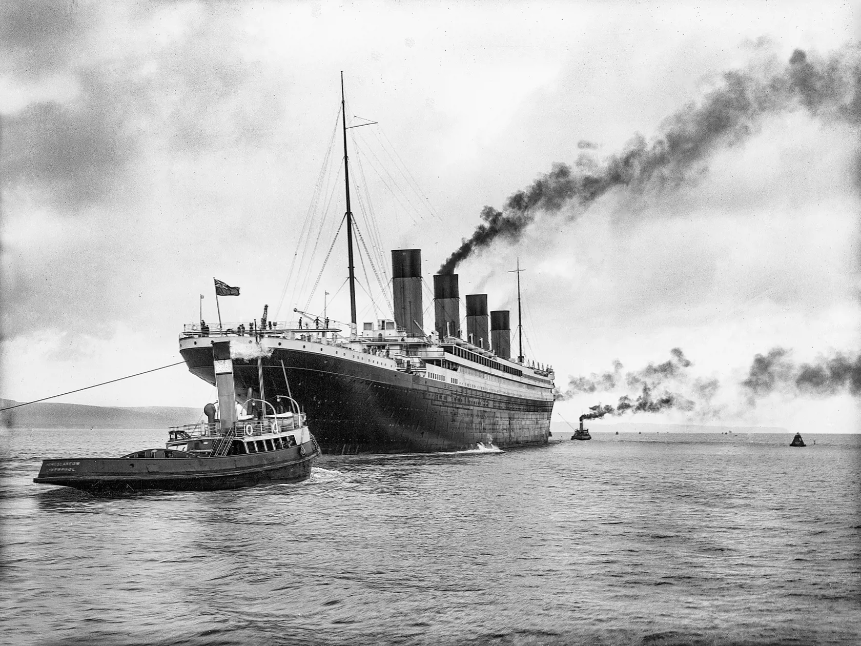 Titanic. Stroskotal v noci zo 14. na 15. apríla 1912. Zahynulo vyše 1500 cestujúcich a členov posádky.