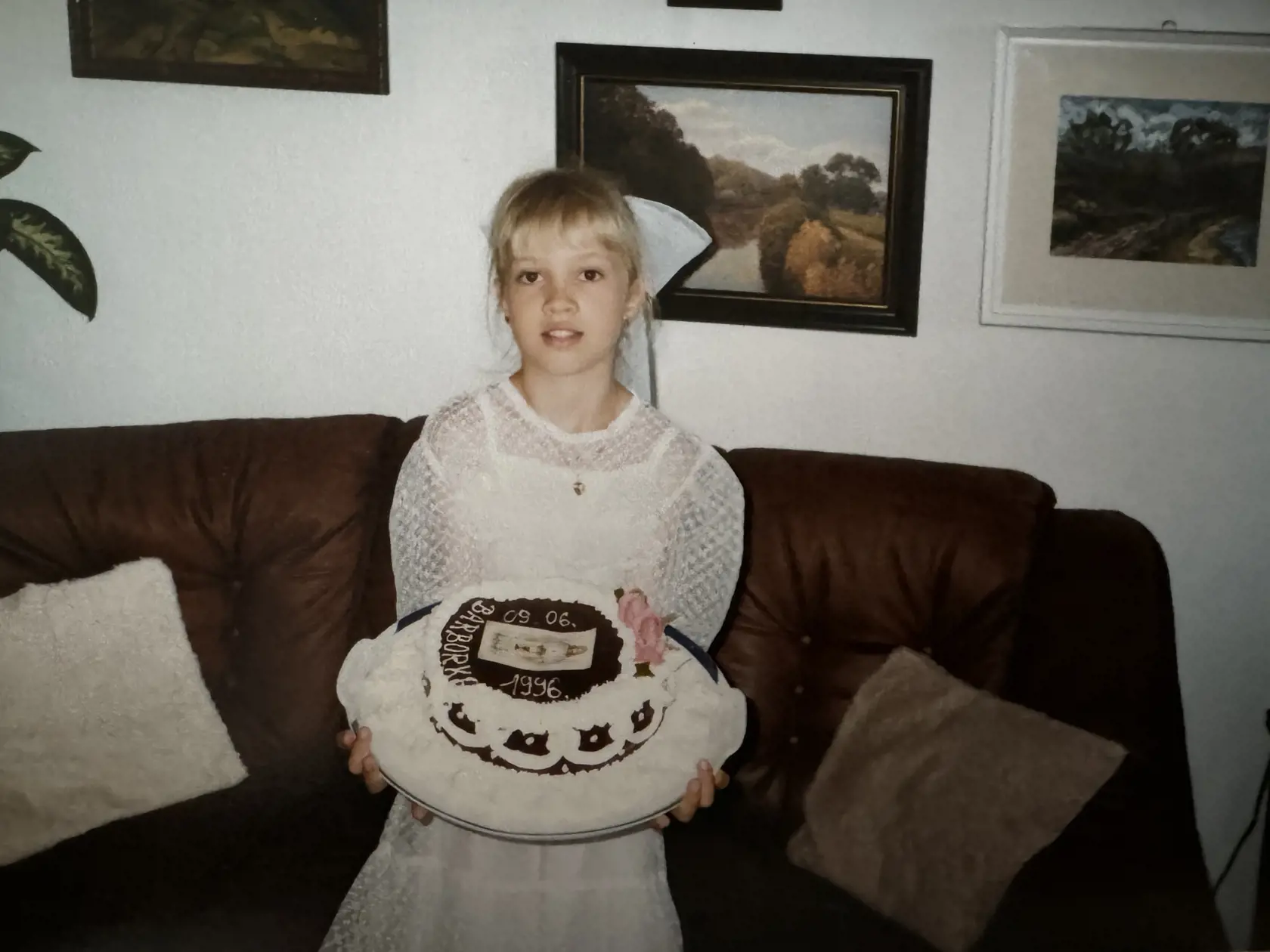 V roku 1996 bola Barborka na prvé sväté prijímanie.