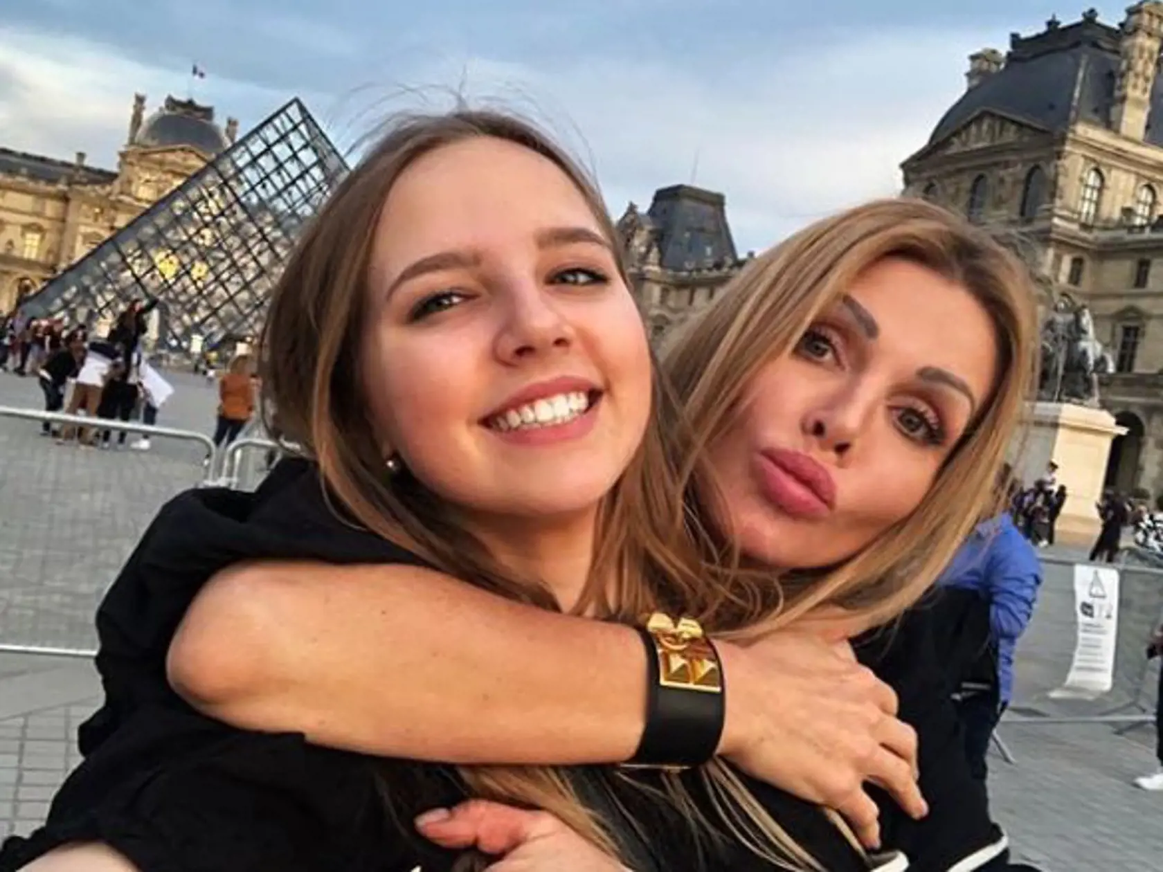 Petra Krištúfková so svojou a Borisovou dcérou Ester.