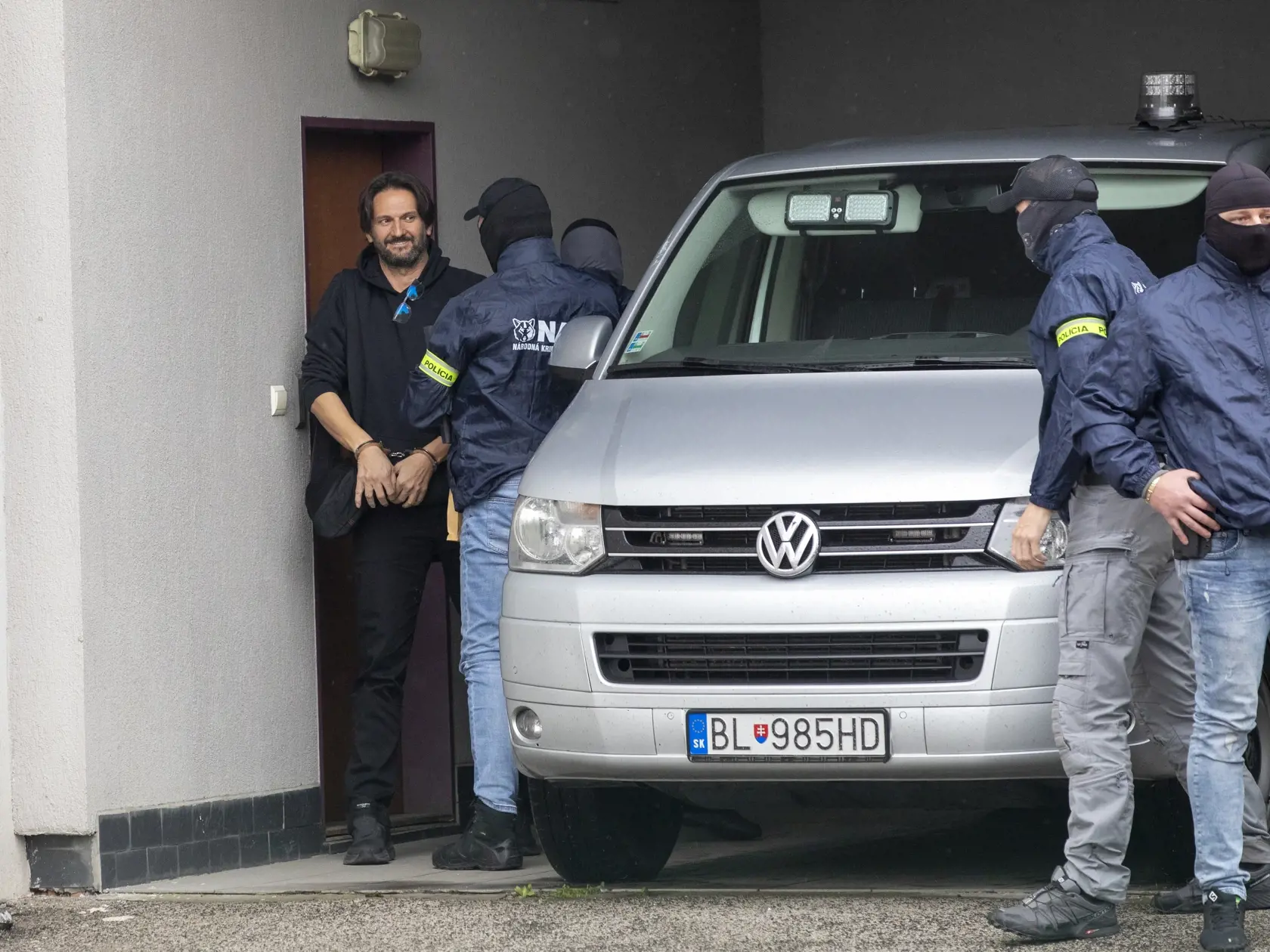 Na snímke  Špecializovaný trestný súd v Pezinku keď rozhodoval o väzbe exministra vnútra Róberta Kaliňáka.