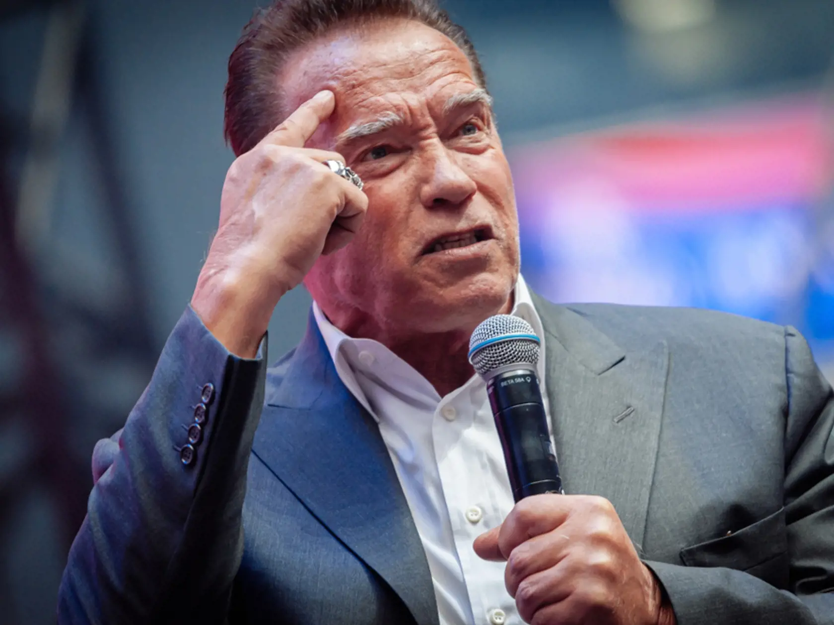 Saint,Petersburg,/,Russia,-,10.04.,2019:,Arnold,Schwarzenegger,At