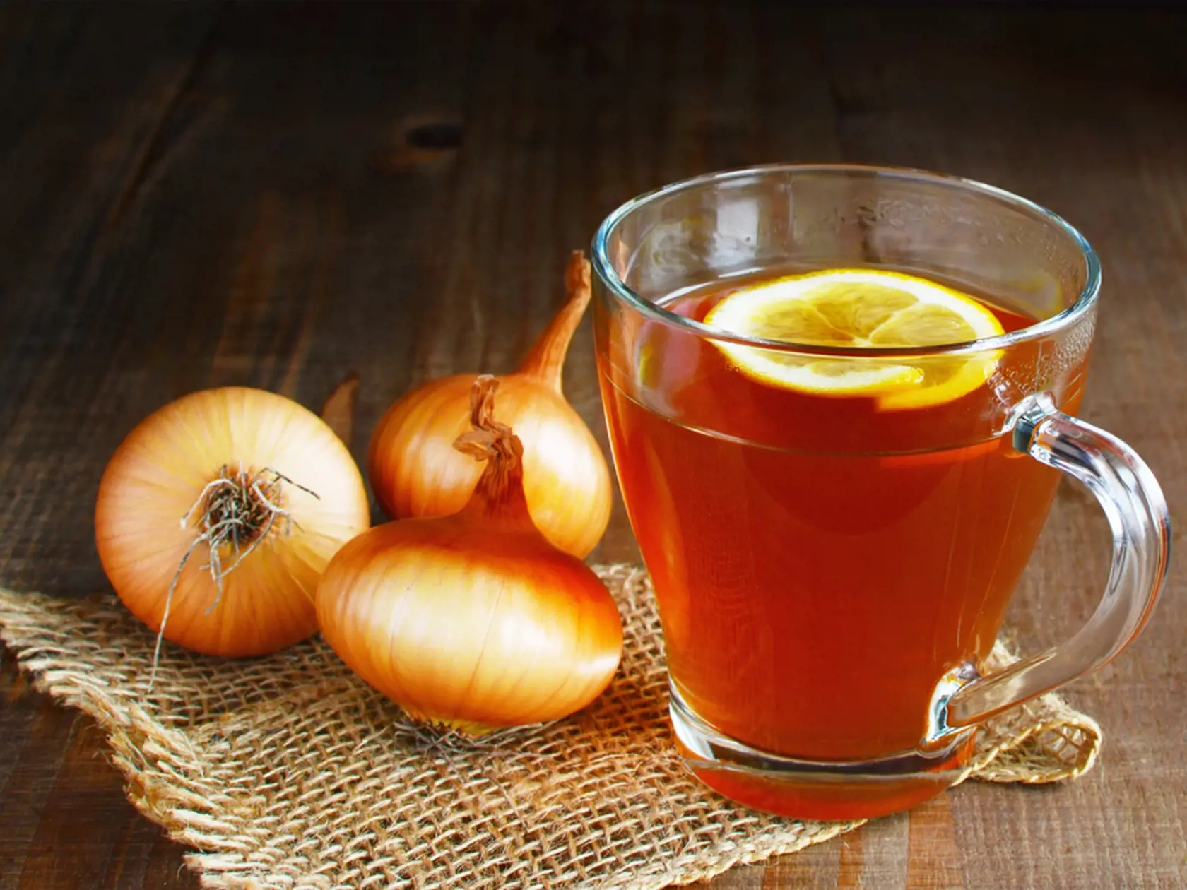 cibula caj sirup