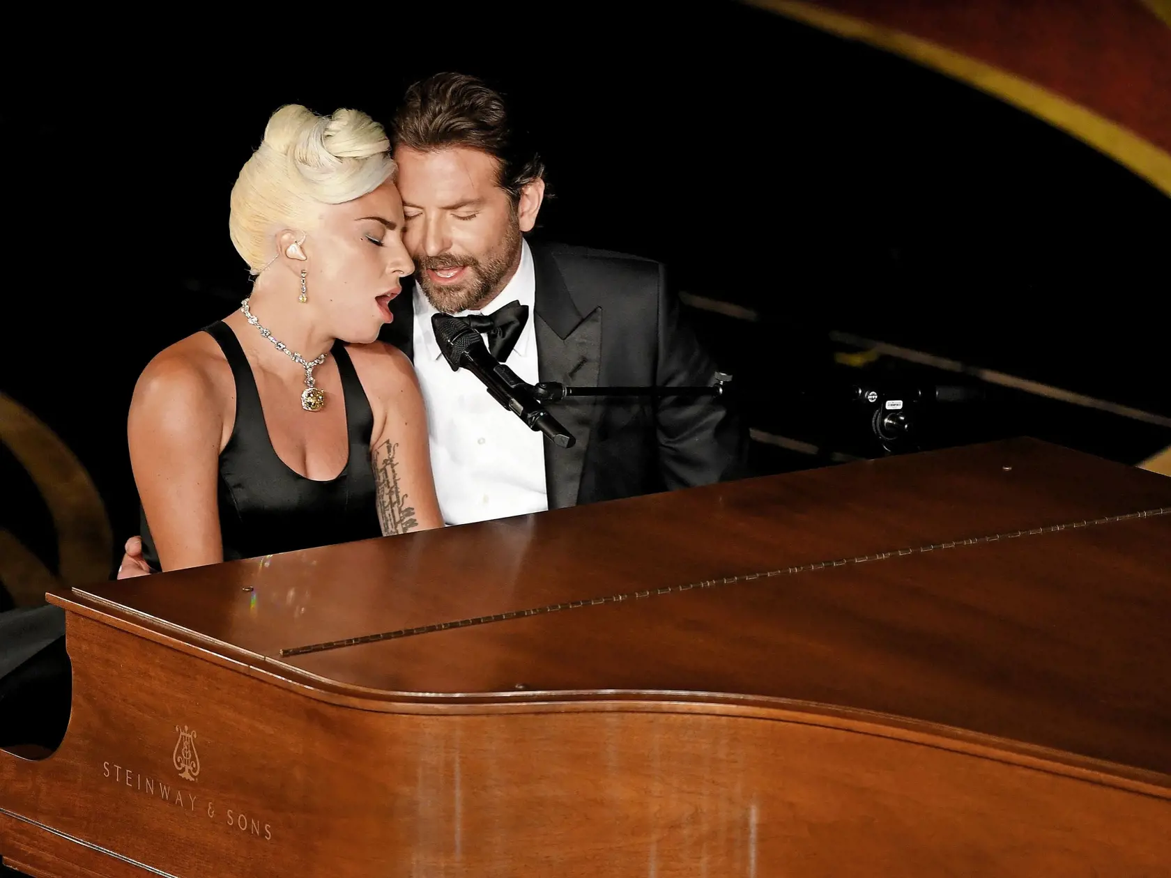 Zafungovala chémia?: Lady Gaga a Bradley Cooper.