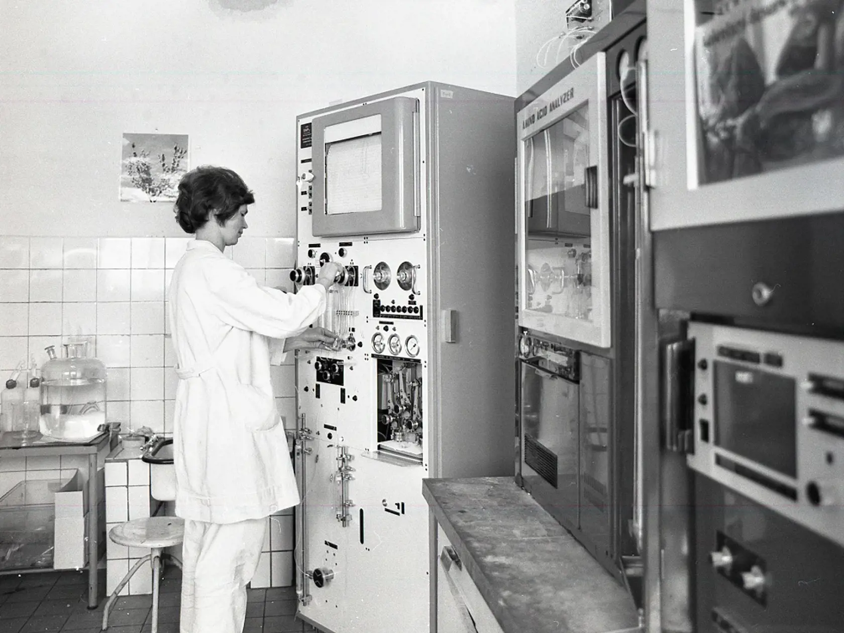Historické foto z výroby v štátnom podniku Imuna Šarišské Michaľany.
