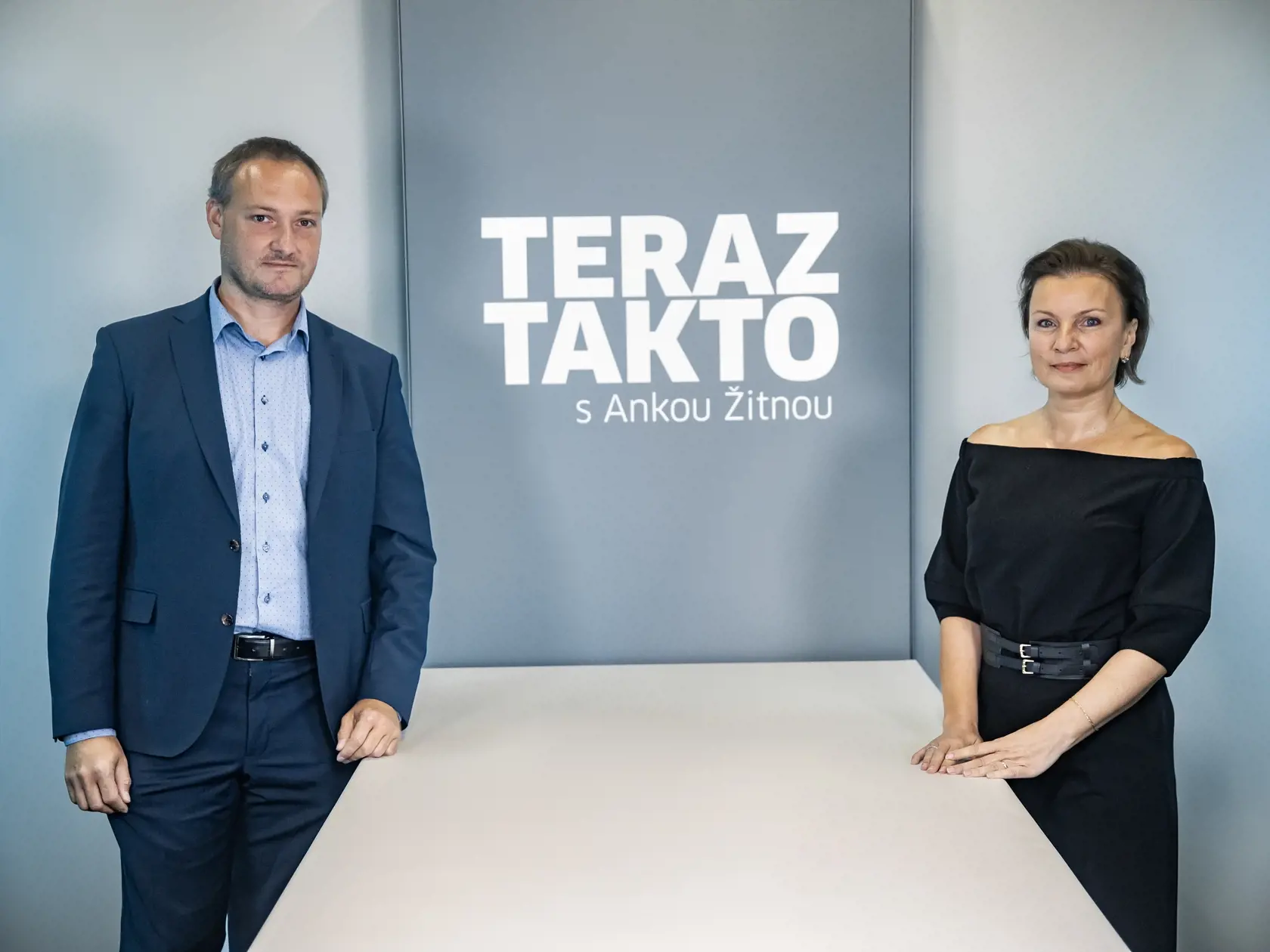 Diskusná relácia "Teraz Takto s Ankou Žitnou", ktorej hosťom bol doc. Eduard Burda, dekan Právnickej fakulty UK