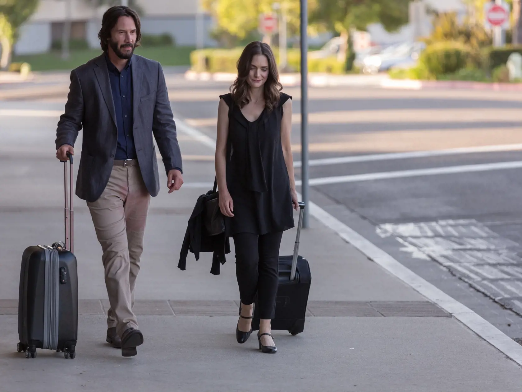 Winona Ryder a Keanu Reeves, dvaja bezdetní herci sa stretli na pľaci vo filme Cesta za láskou.