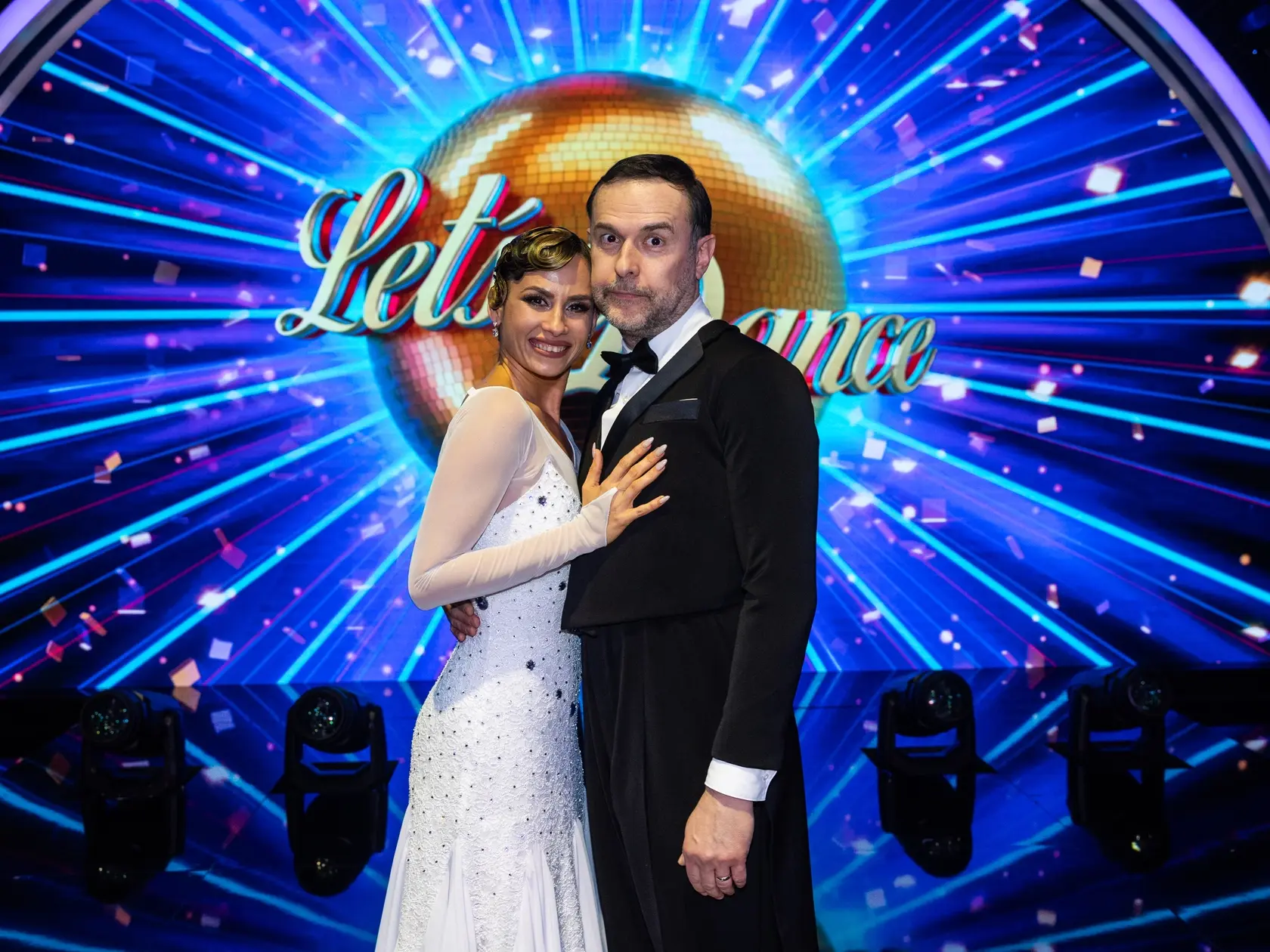 Na snímke Juraj Kemka a Natália Glosíková vypadli v šiestom kole Let's dance 2025. 