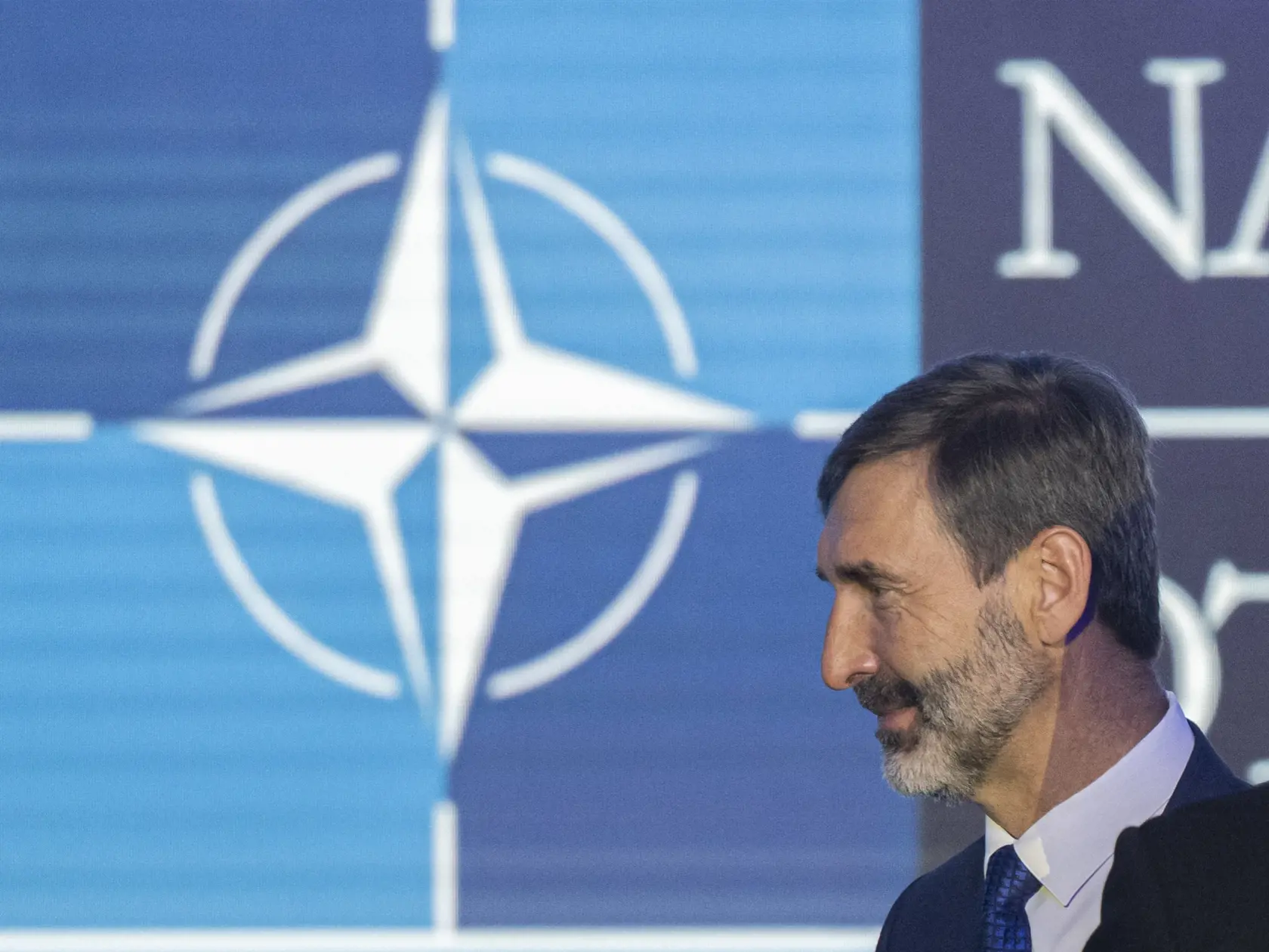 Na snímke minister zahraničných vecí a európskych záležitostí SR Jura Blanár (Smer-SD) počas sympózia NATO - strategického politicko-vojenského podujatia v Bratislave 12. novembra 2024.