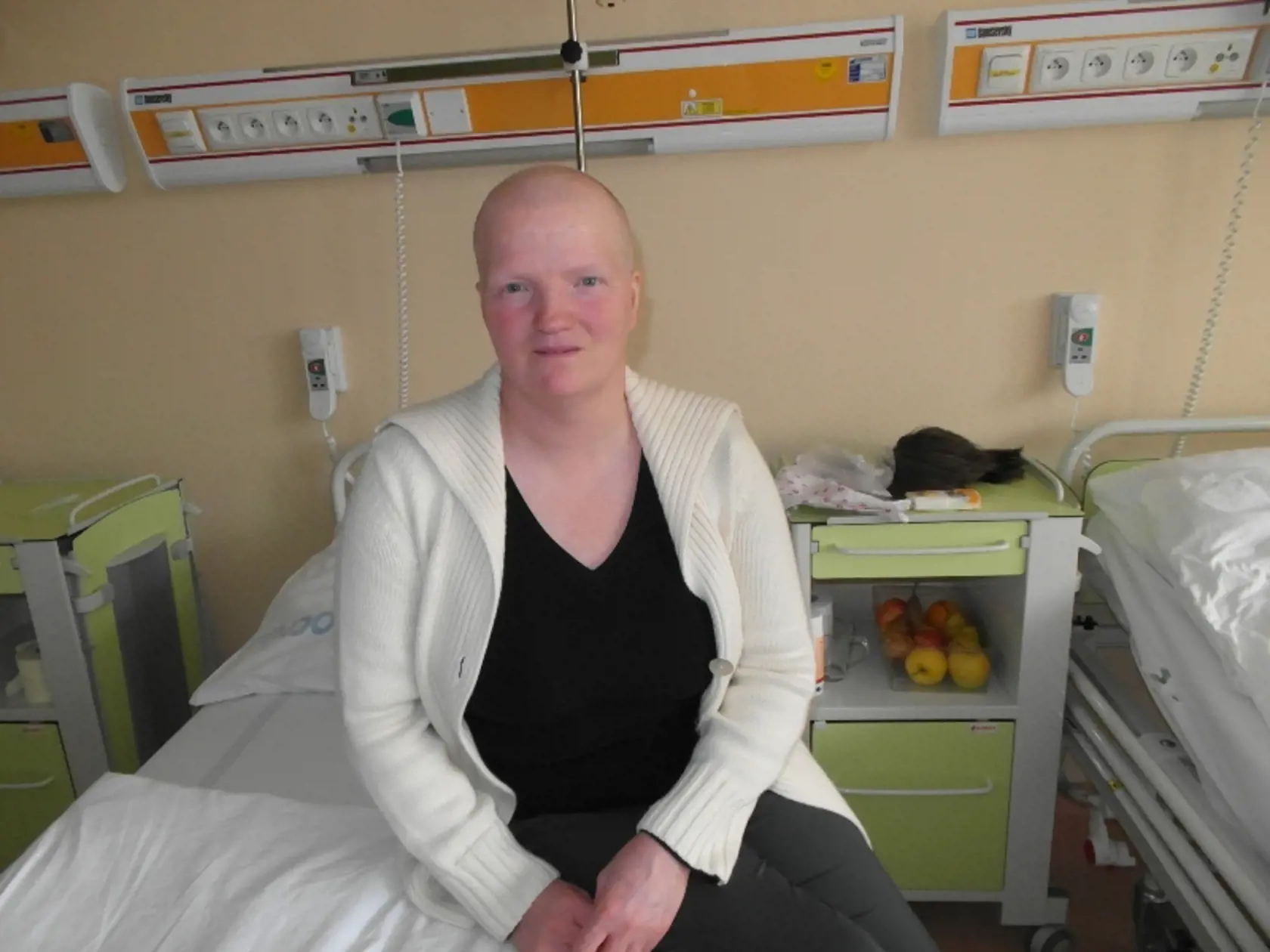 JANA POLAŠKOVÁ: Zastihli
sme ju v nemocnici.