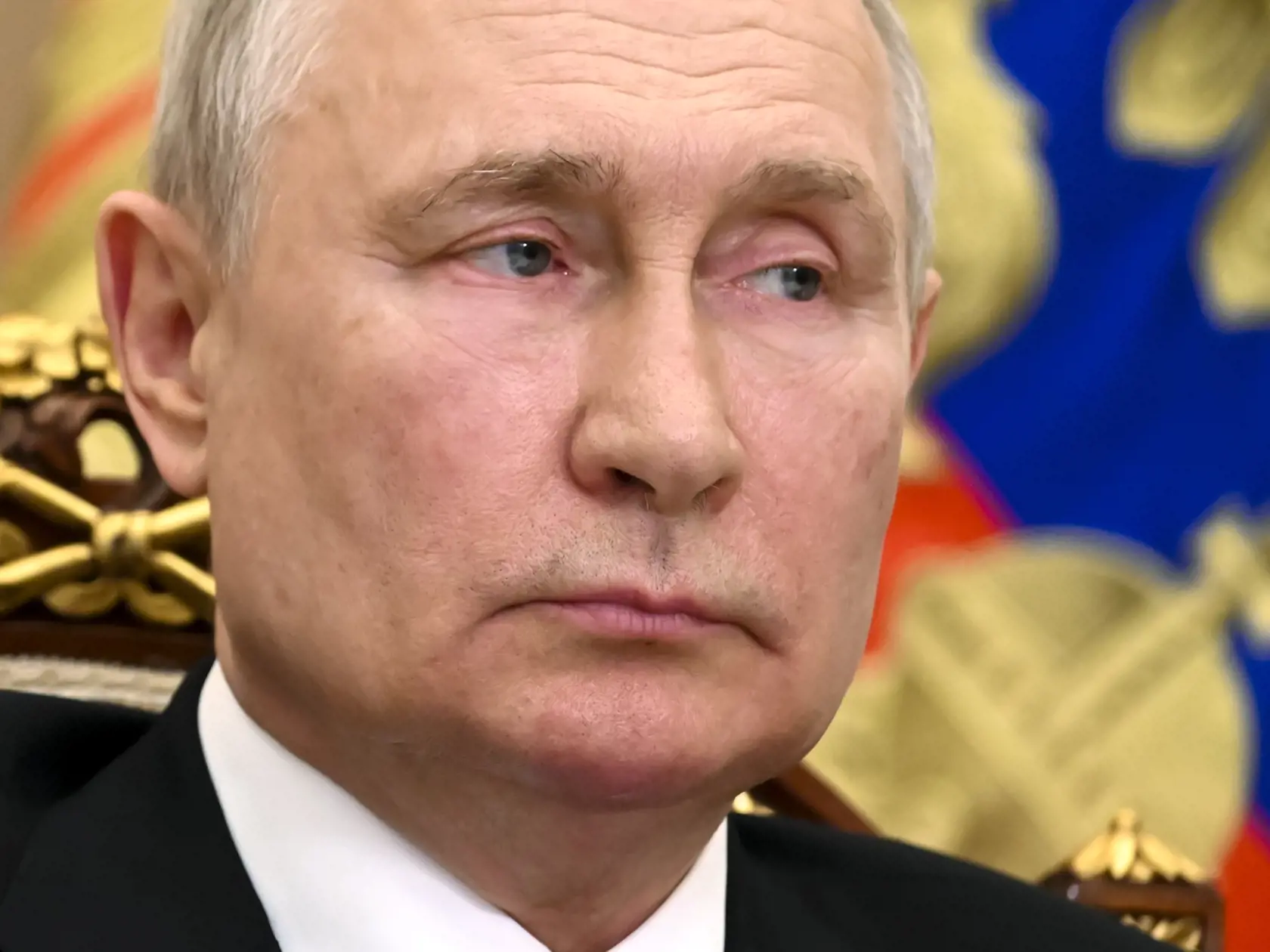 JB 42 Moskva - Ruský prezident Vladimir Putin počas zasadnutia vládneho kabinetu prostredníctvom videokonferencie v Kremli v Moskve 19. júla 2023. FOTO TASR/AP

Russian President Vladimir Putin attends a cabinet meeting via videoconference, at the Kremlin in Moscow, Russia, Wednesday, July 19, 2023. (Alexander Kazakov, Sputnik, Kremlin Pool Photo via AP)