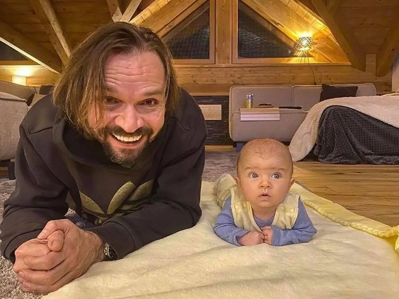Ďurovčík s rozkošným synom Jankom.