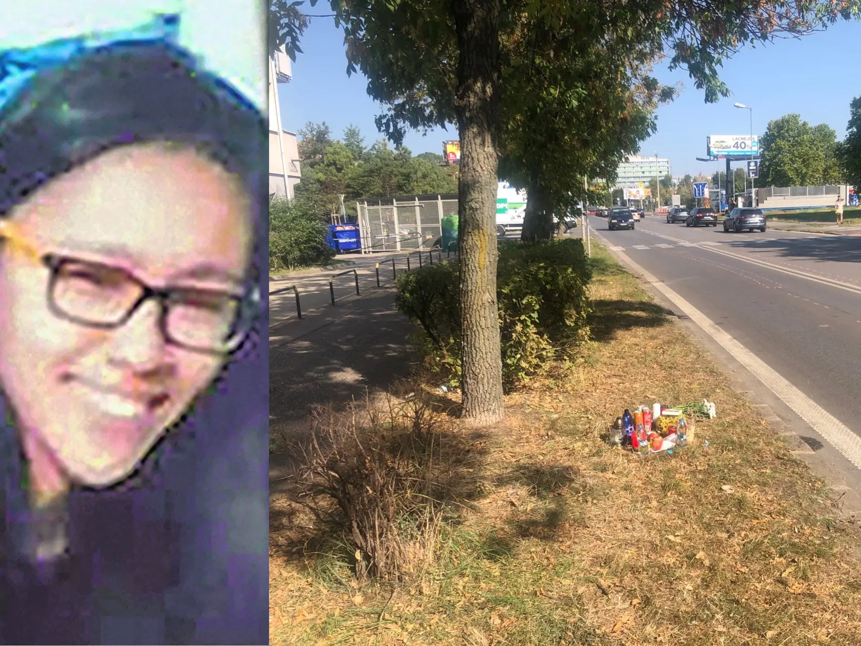 Na fotke tragicky zosnulá študentka Linh († 18), ktorú zrazila známa módna návrharka Daniela Kralevich. Na ďalšom zábere miesto nehody na Tomášikovej ulici v Bratislave.