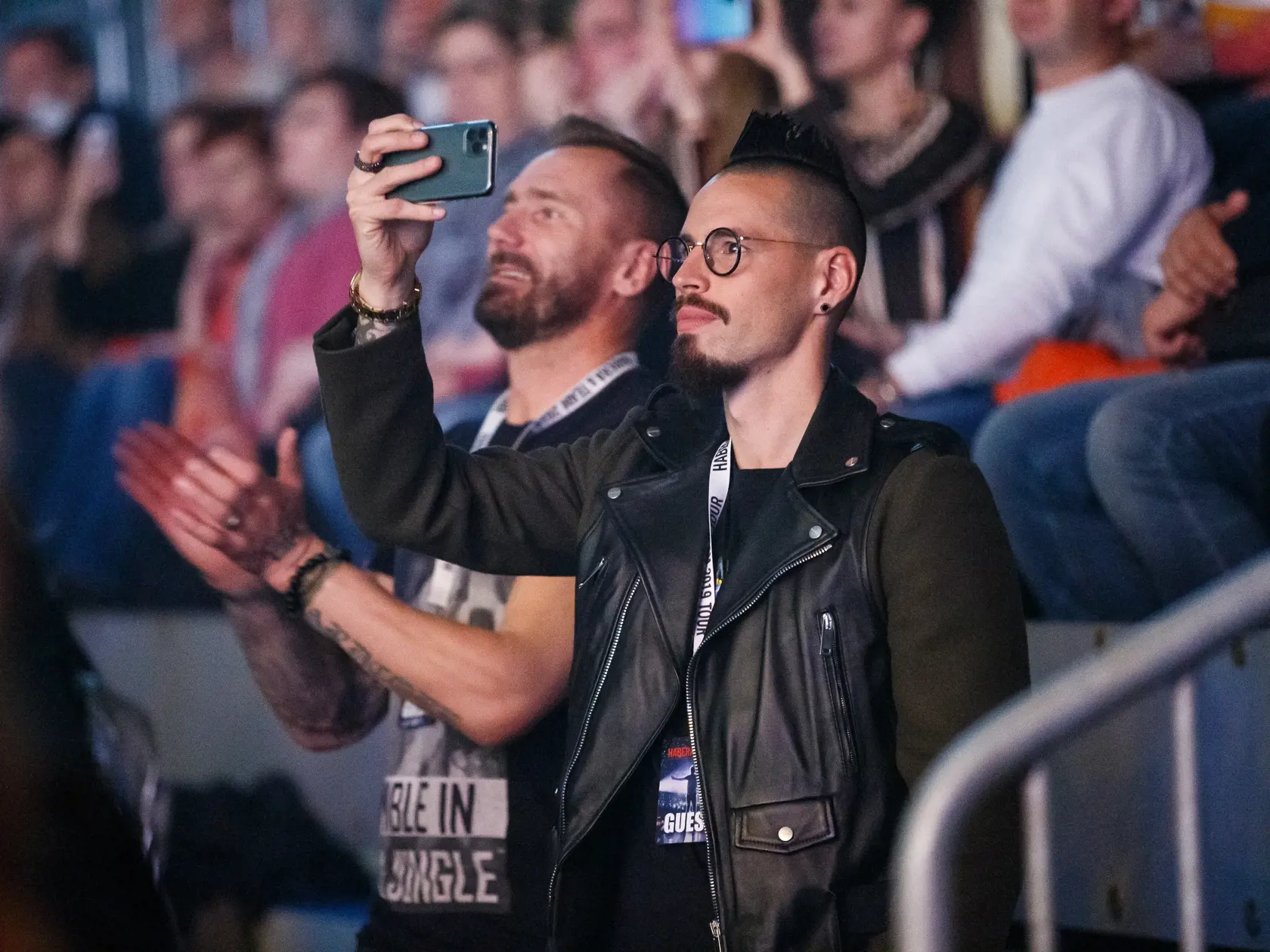Koncert Pavla Haberu na bratislavskom Zimnom štadióne Ondreja Nepelu. Na snímke Marek Hamšík.