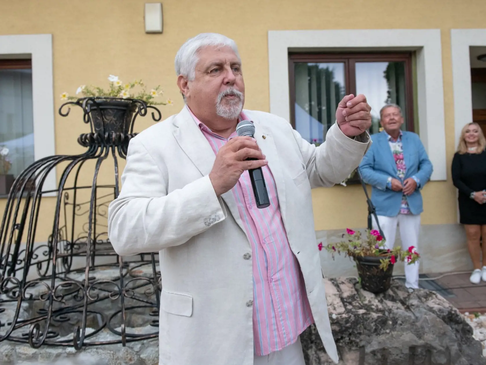 Oslava 70-ky producenta Štefana Wimmera: Na snímke Oliver Andrásy.