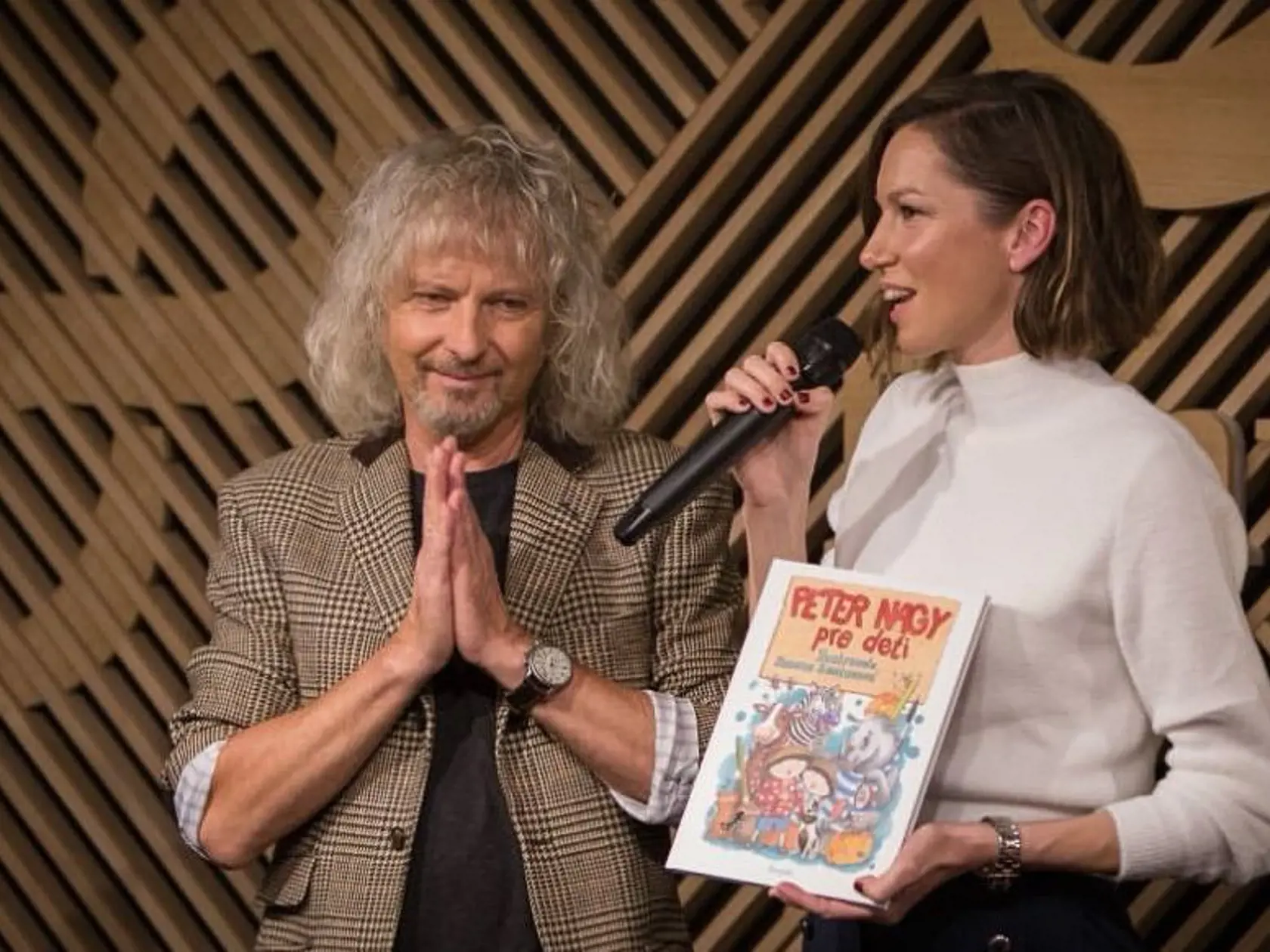 Peter Nagy pokrstil detskú knihu.