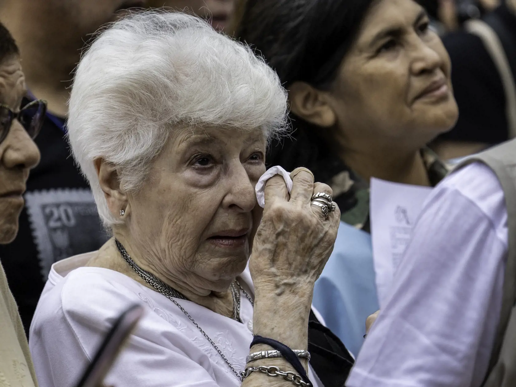 Modlitby za pápeža v hlavnom meste Argentíny - Buenos Aires. 