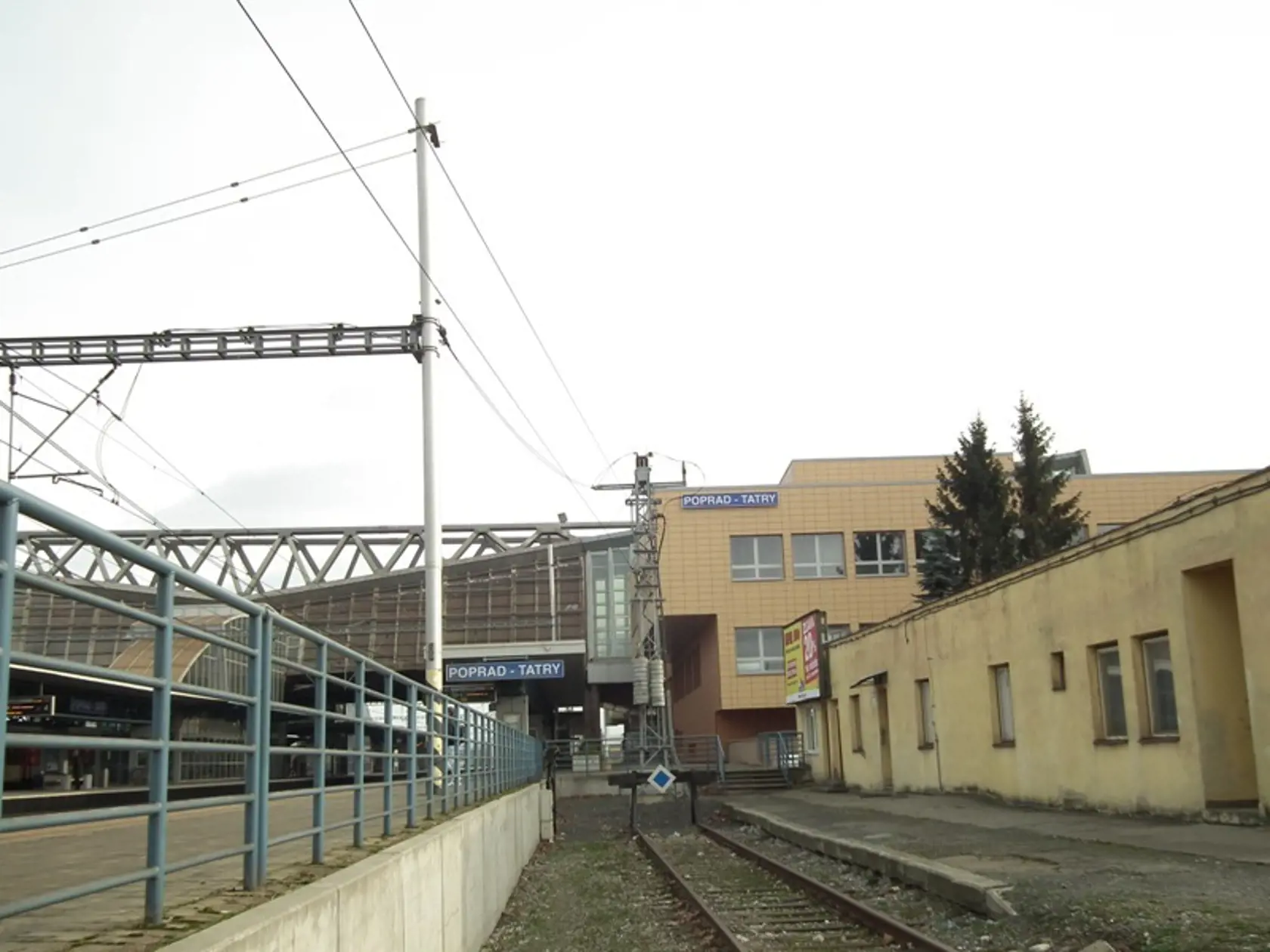 Železničná stanica v Poprade.