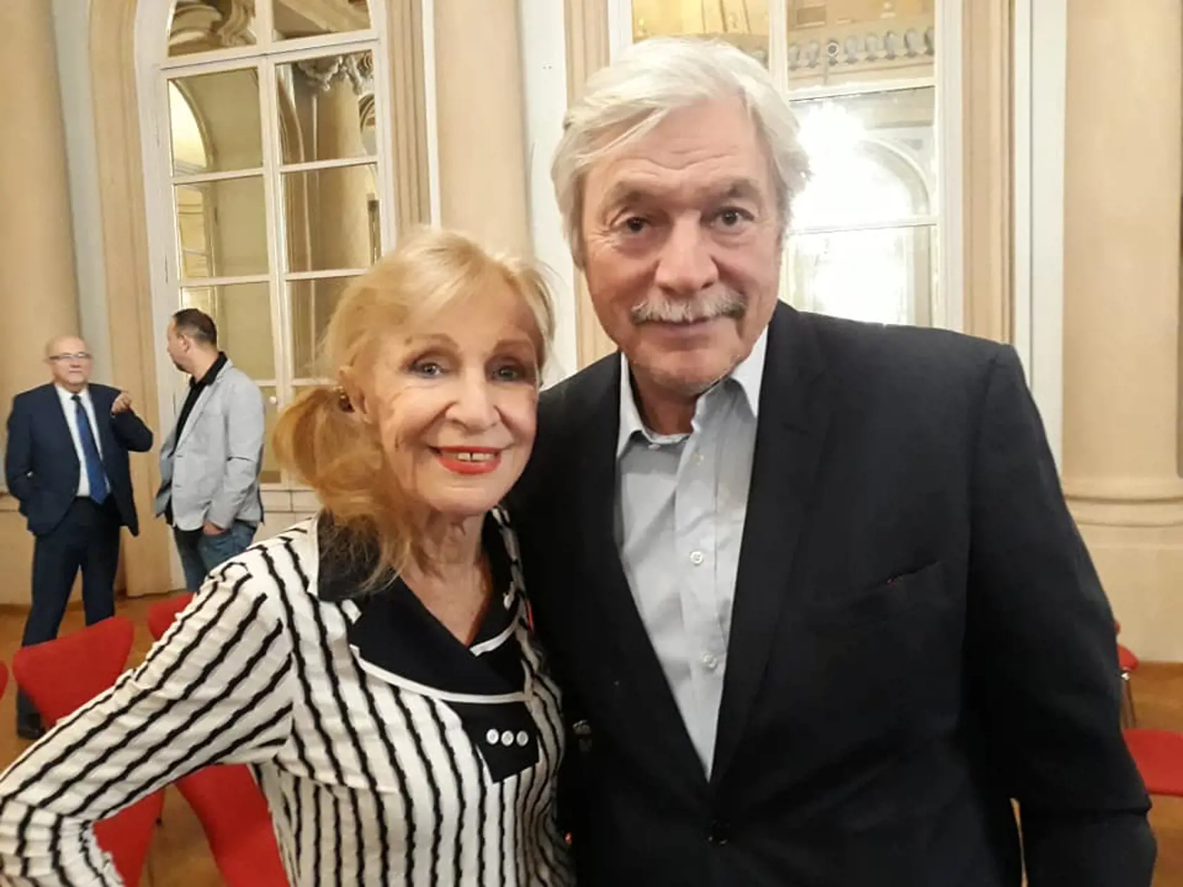 Herec Juraj Kukura a Marína Kráľovičová.