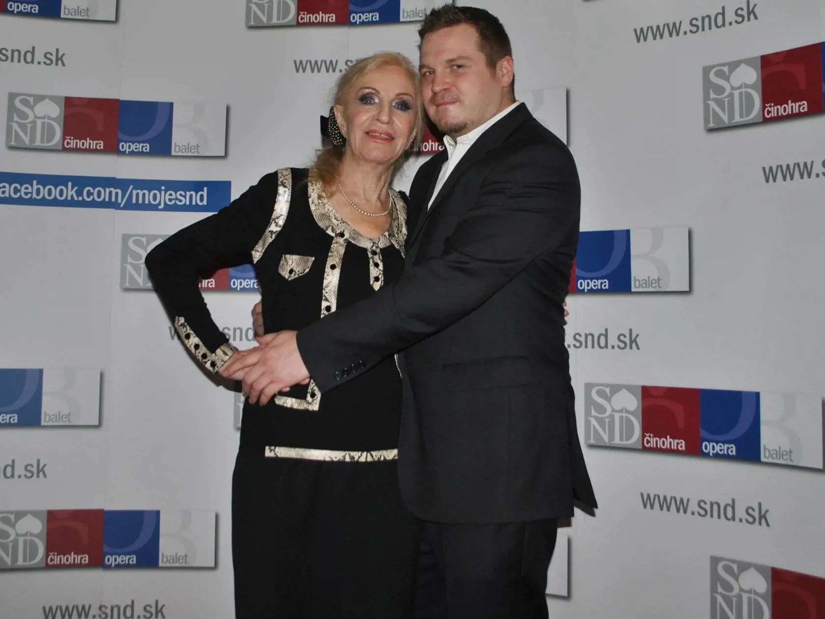 Mária Kráľovičová s vnukom Michalom Kocianom.