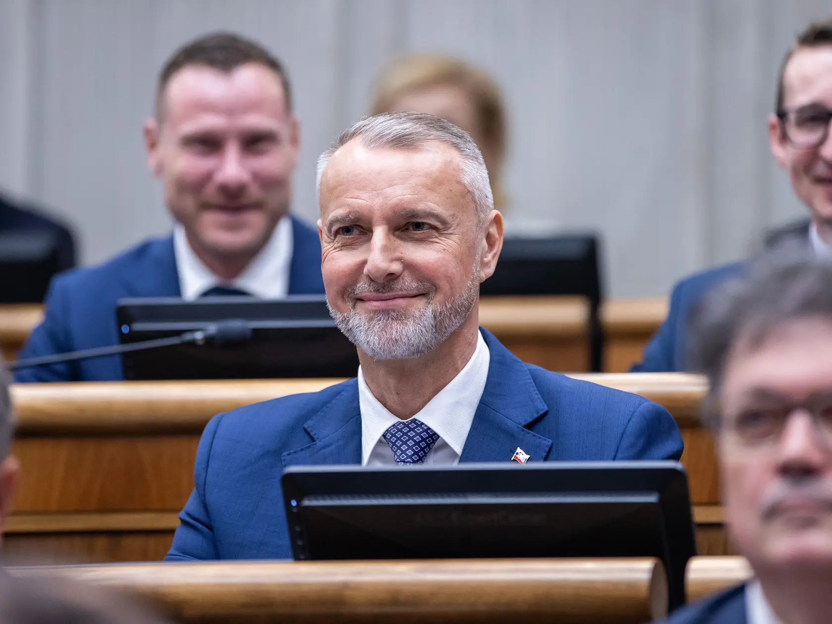 Na snímke Richard Raši v NRSR.