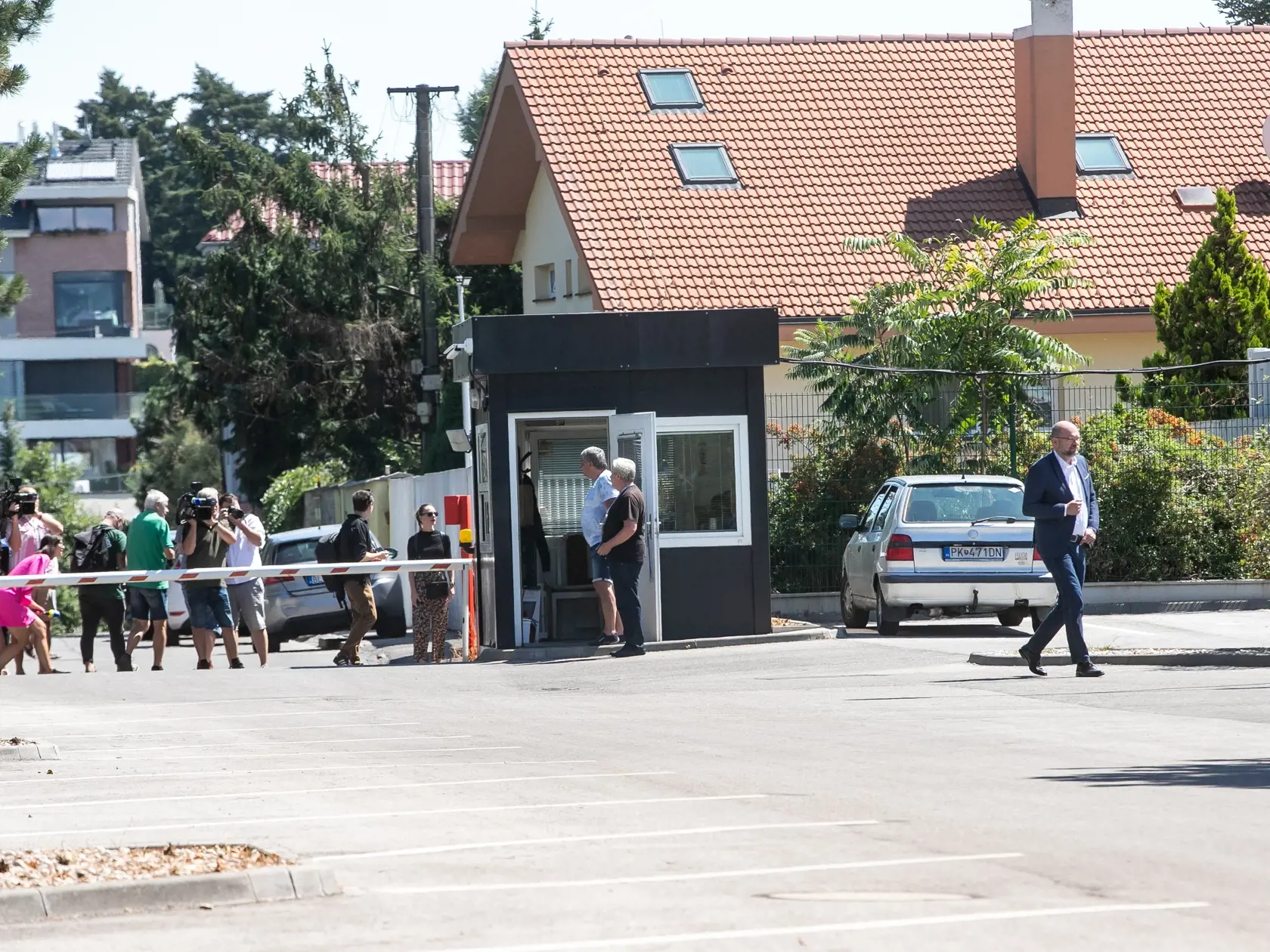Možno posledné koaličné rokovanie v hotely Bôrik. Na snímke je Richard Sulík.