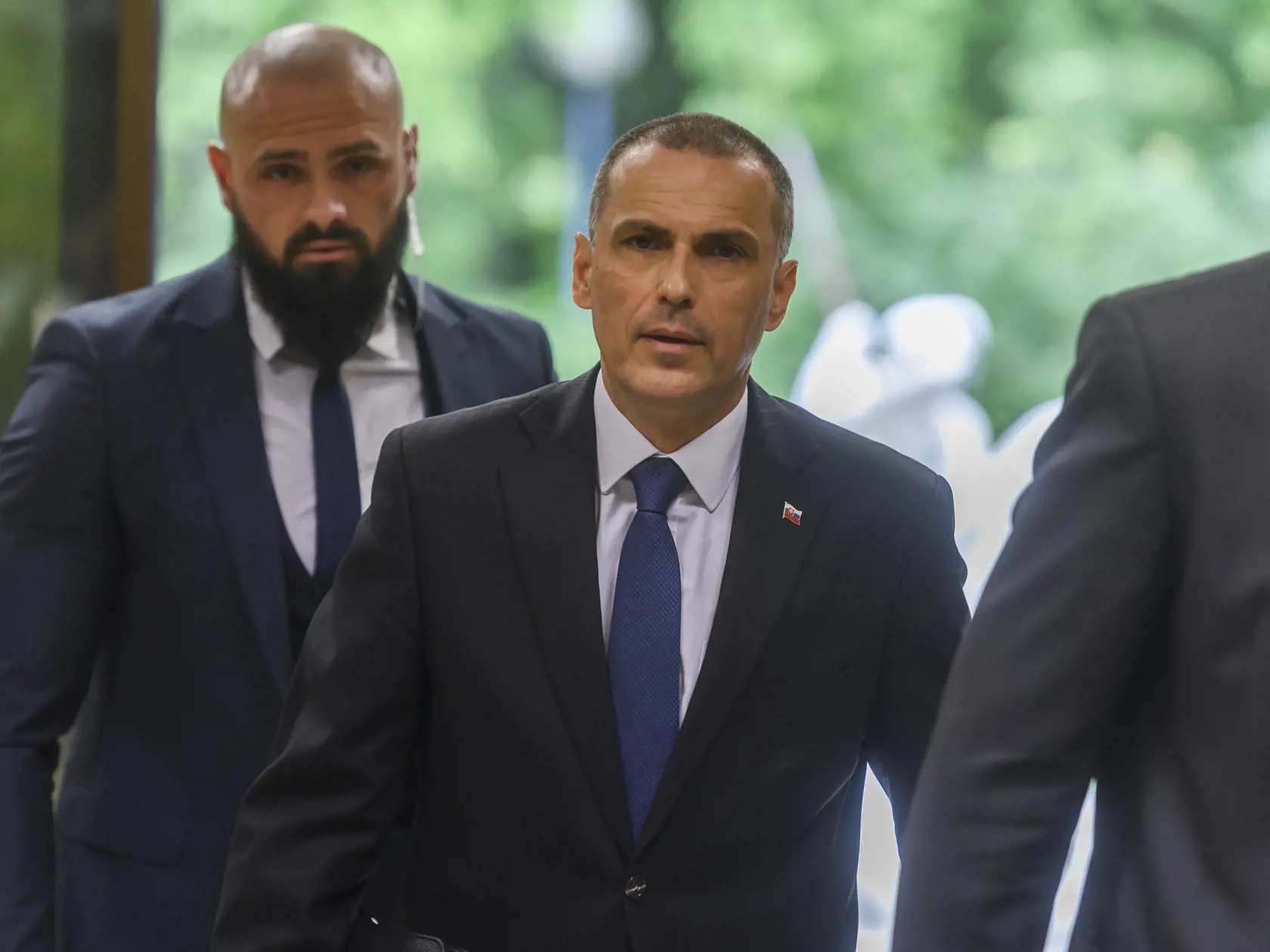 Na snímke generálny prokurátor SR Maroš Žilinka prichádza na mimoriadne zasadnutie Bezpečnostnej rady SR v Bratislave 22. mája 2024. FOTO TASR - Jaroslav Novák