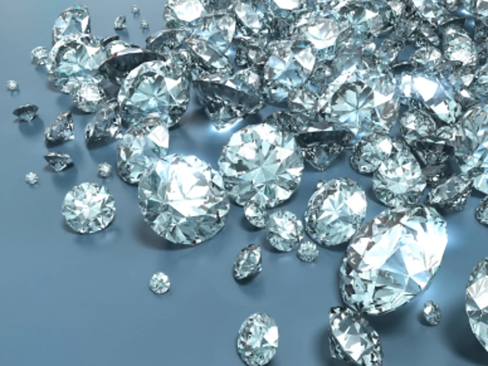 Priemerná cena 1-karátového vysoko kvalitného diamantu je približne 7 000 €, takže za túto sumu by to predstavovalo niekoľko tisíc diamantov, v závislosti od veľkosti každého kameňa. (Ilustračná fotka)