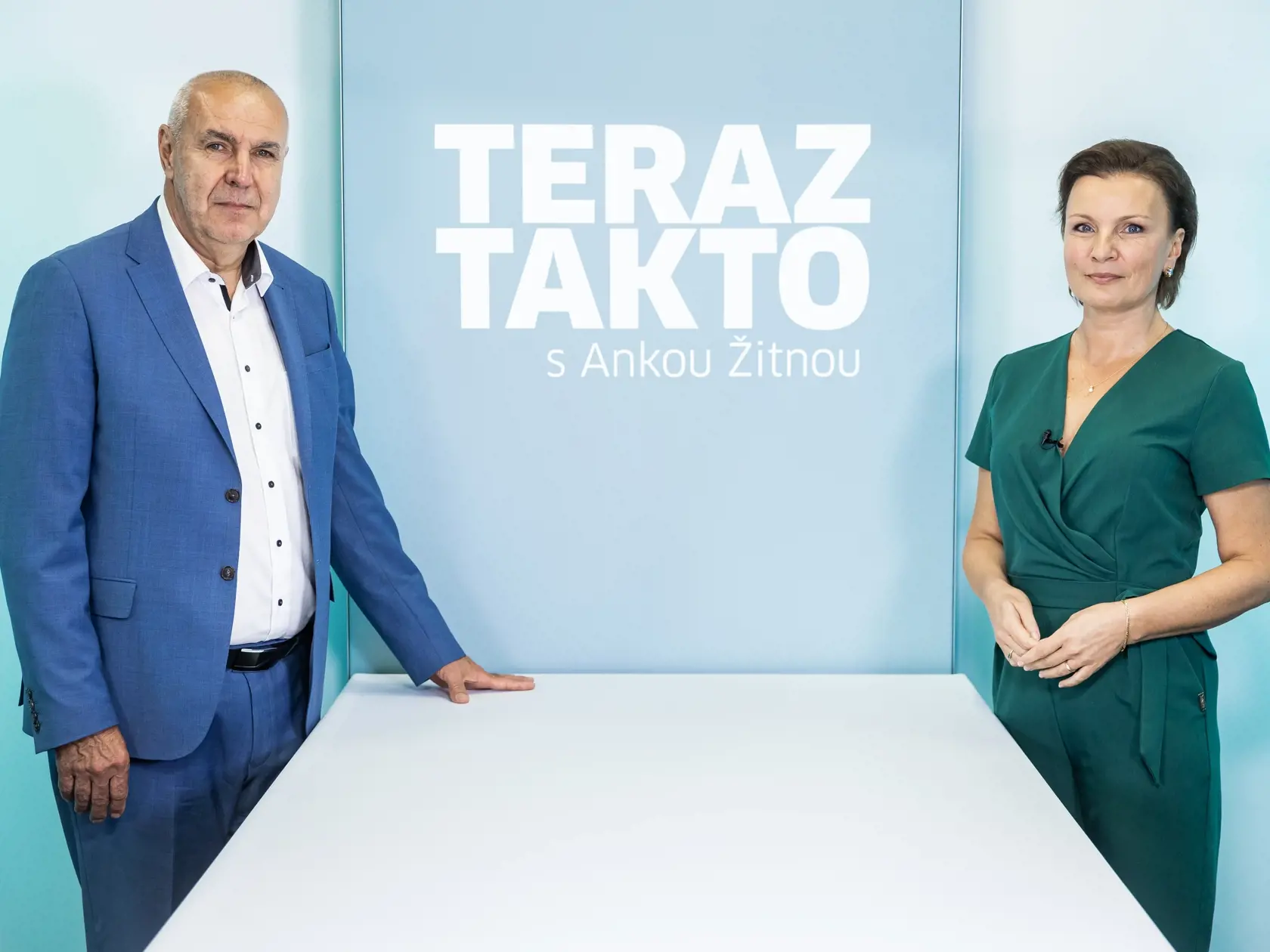 Diskusná relácia "Teraz Takto s Ankou Žitnou", ktorej hosťom bol Vladimír Slezák.
