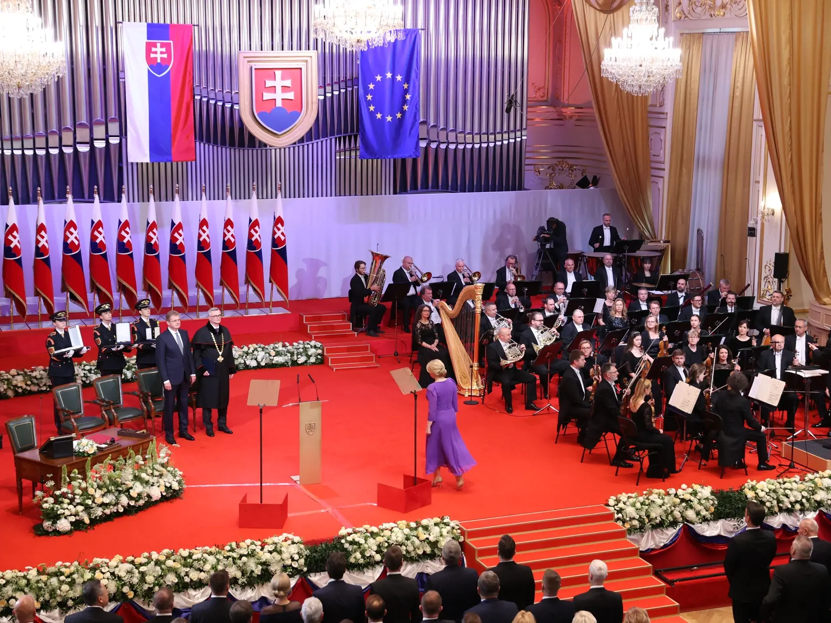 Inaugurácia nového prezidenta Slovenskej republiky Petra Pellegriniho.