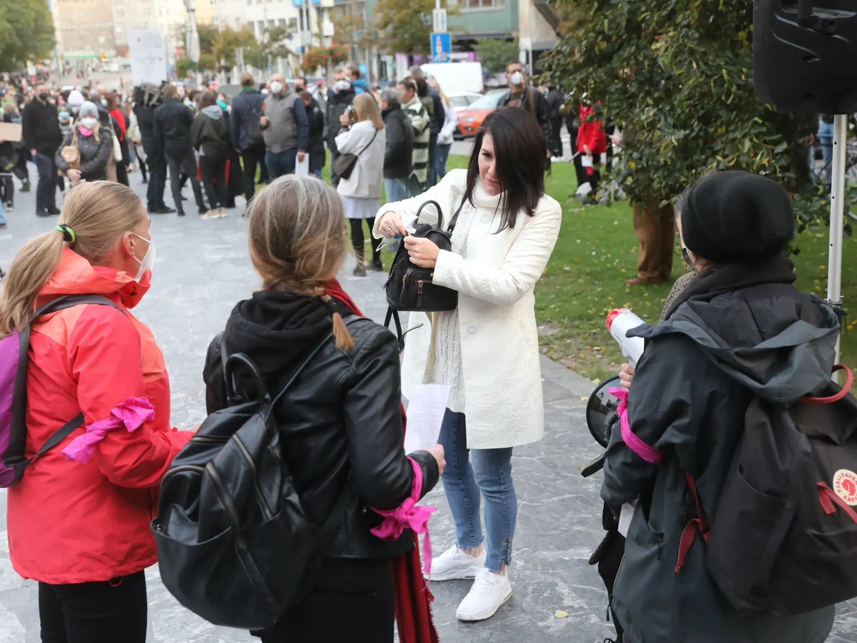 Protestu sa zúčastnila aj Jana Bittó Cigániková.