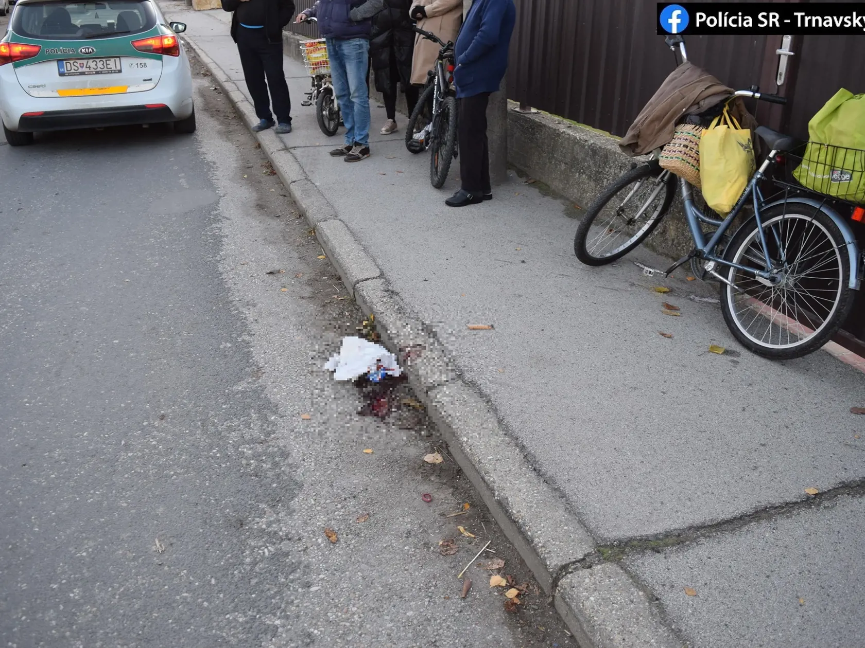 Policajti vyšetrujú okolnosti tragickej nehody, pri ktorej došlo k zrážke auta a 77-ročnej cyklistky v obci Baloň v okrese Dunajská Streda.