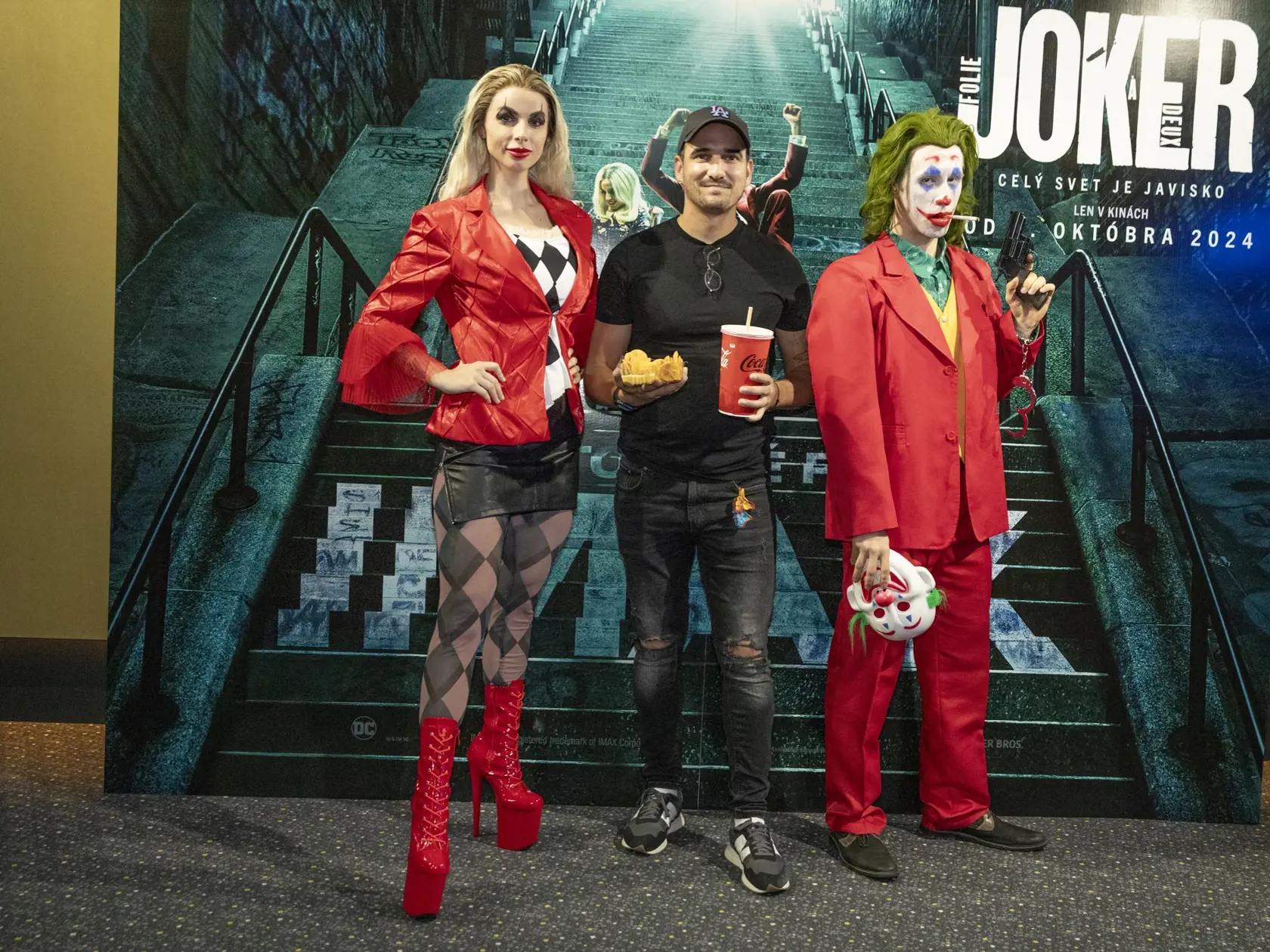 Na snímke je premiéra amerického hudobného thrilleru Joker 2 - Folie à Deux ktorá sa uskutočnila v Cinemax Bory Mall v Bratislave. Na fotke je spevák a hudobný dramaturg Jakub Petraník.