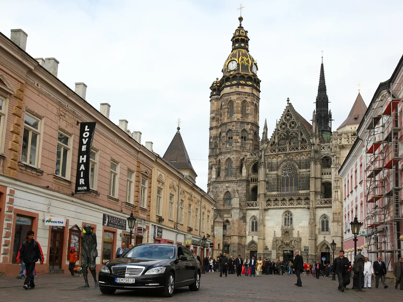 Korunovácia rómskeho kráľa - Dóm sv. Alžbety.
