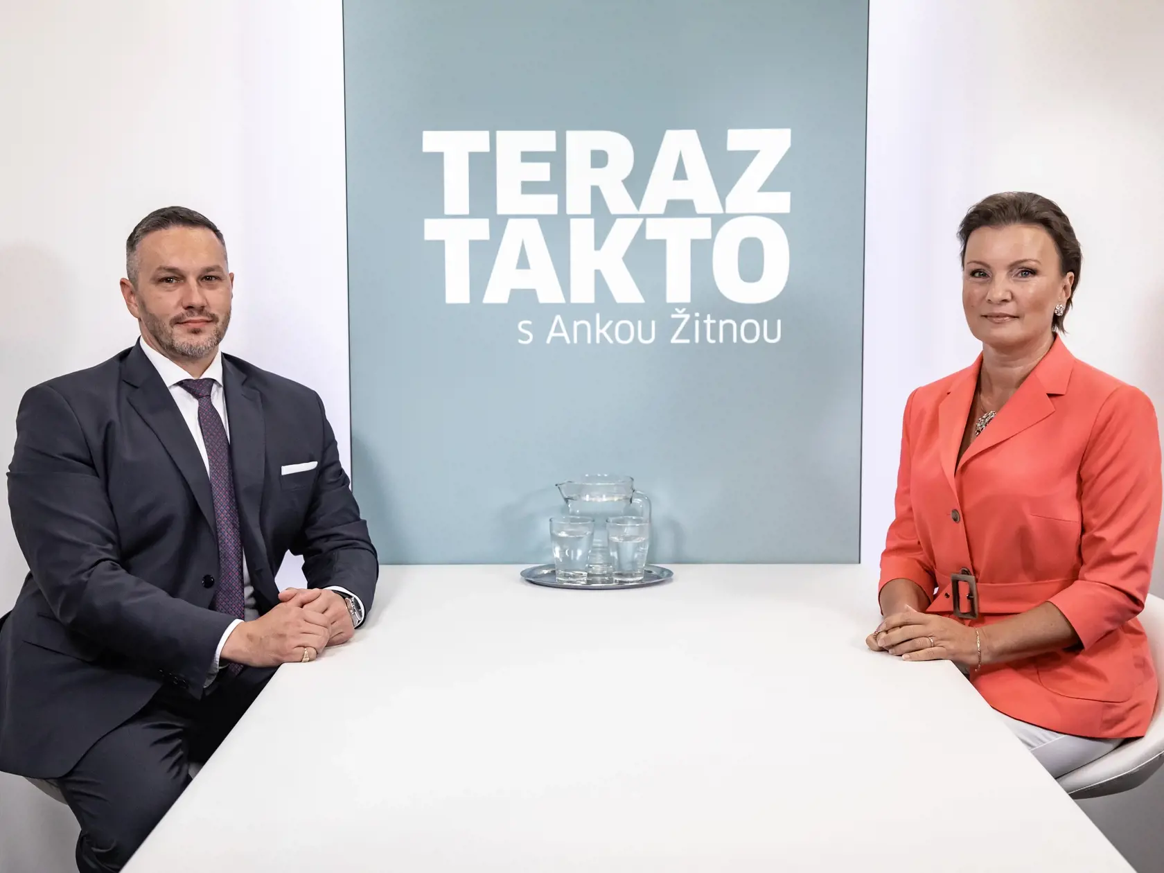 Diskusná relácia “Teraz Takto s Ankou Žitnou”, ktorej hosťom bol Michal Aláč.