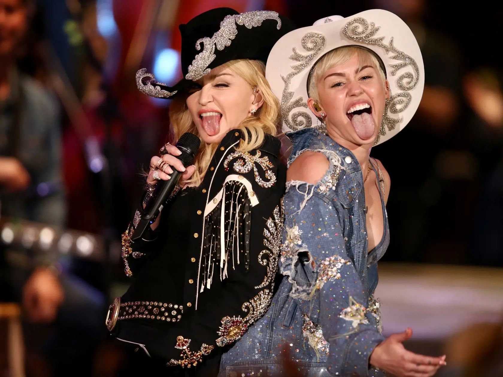 Madona a Miley Cyrus