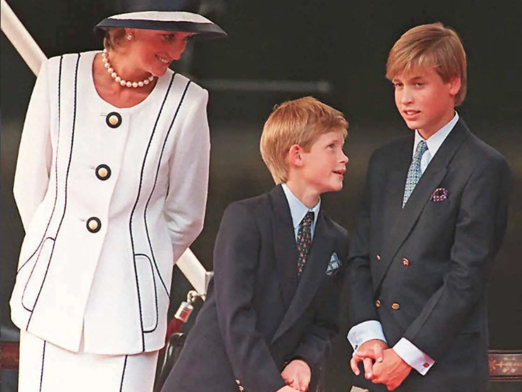 Princezná Diana, princ Harry a princ William
