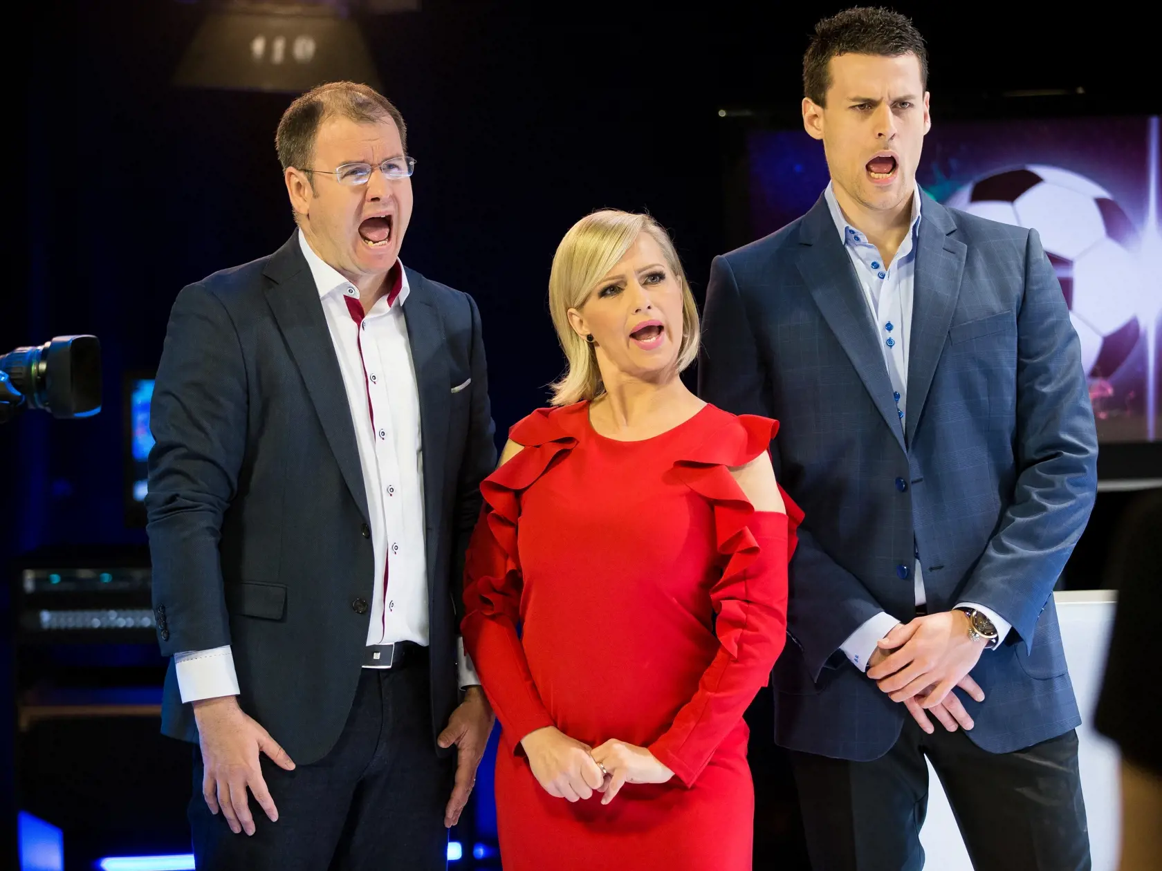 Natacanie dokrutok ku galaveceru OTO 2017 v kategoriu sportovych moderatorov v studiach RTVS v Mlynskej Doline