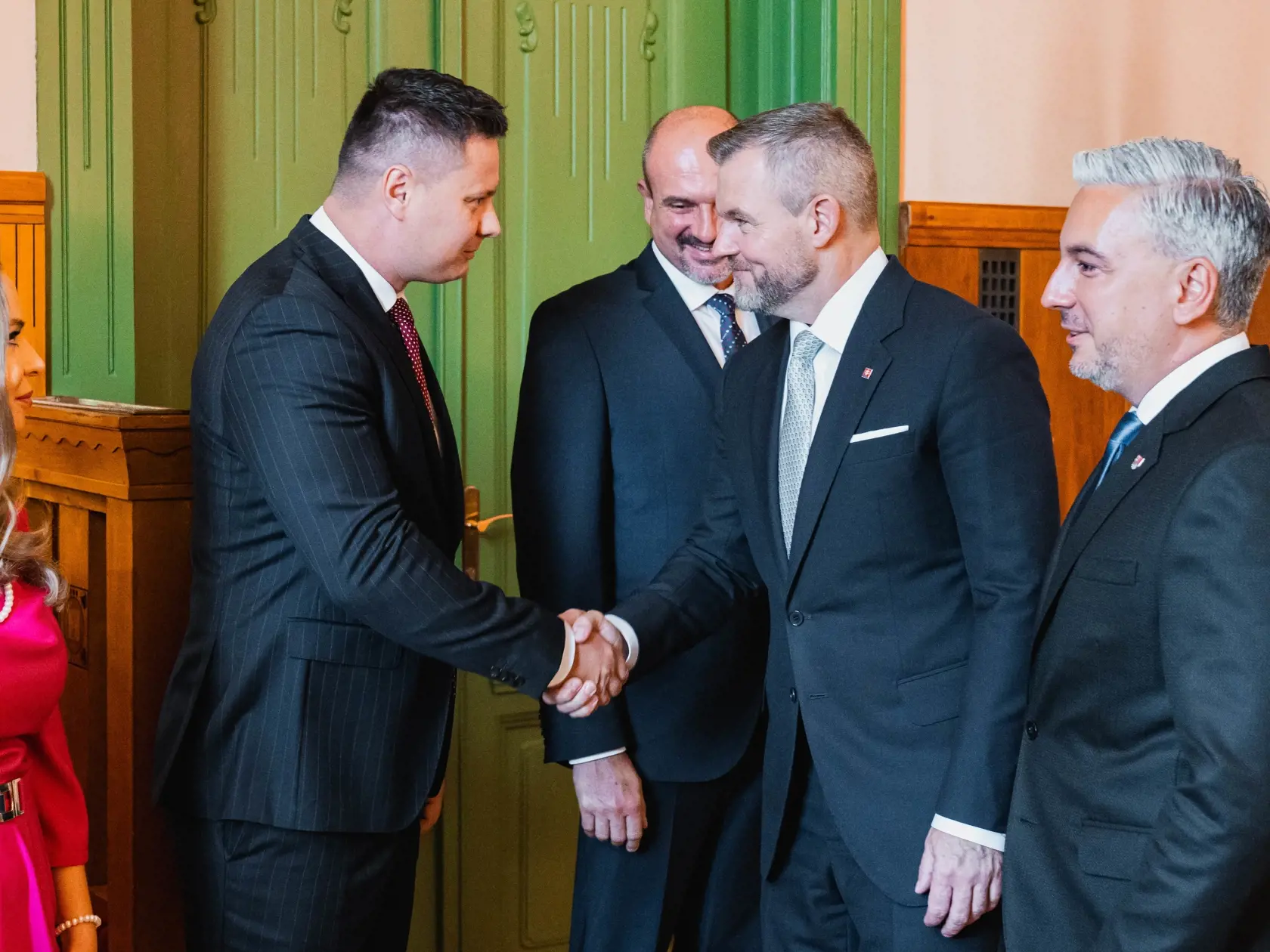 Návšteva Petra Pellegriniho u košického župana Rastislava Trnku.