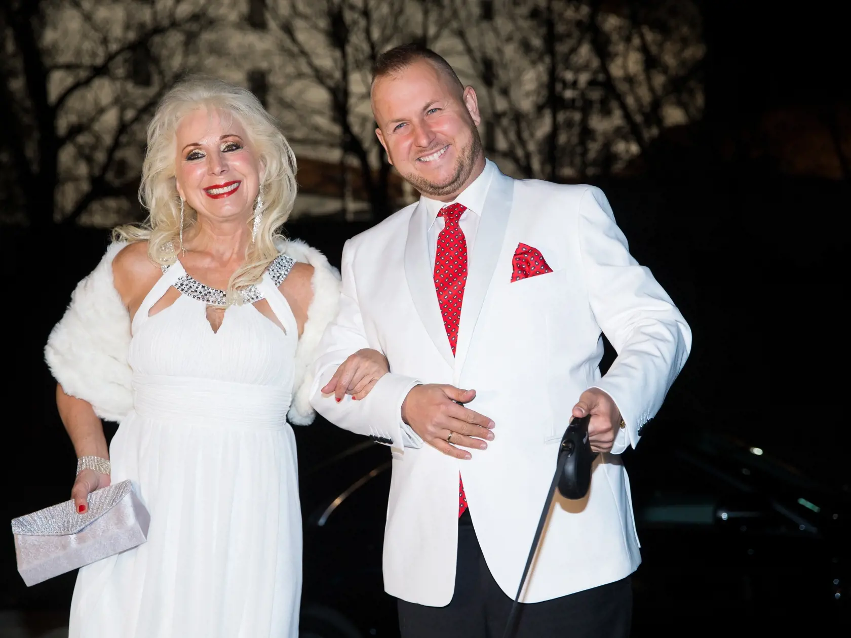 Posvadobná párty Martina Jakubca a Boženy Verešovej "Božanka" pre VIP platiacich hostí v jednej z bratislavských reštaurácií pod hradom.