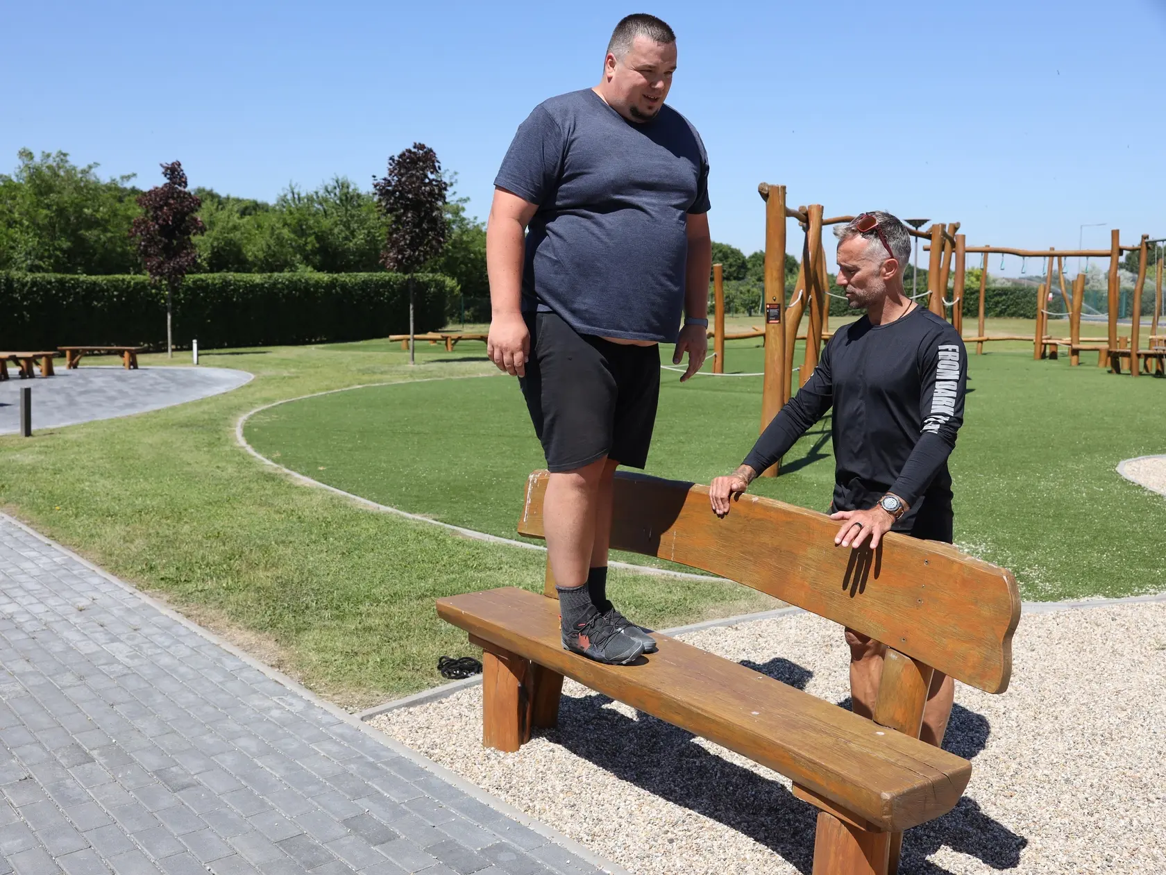 Martin Knižka s Marošom Molnárom v Extrémnych premenách