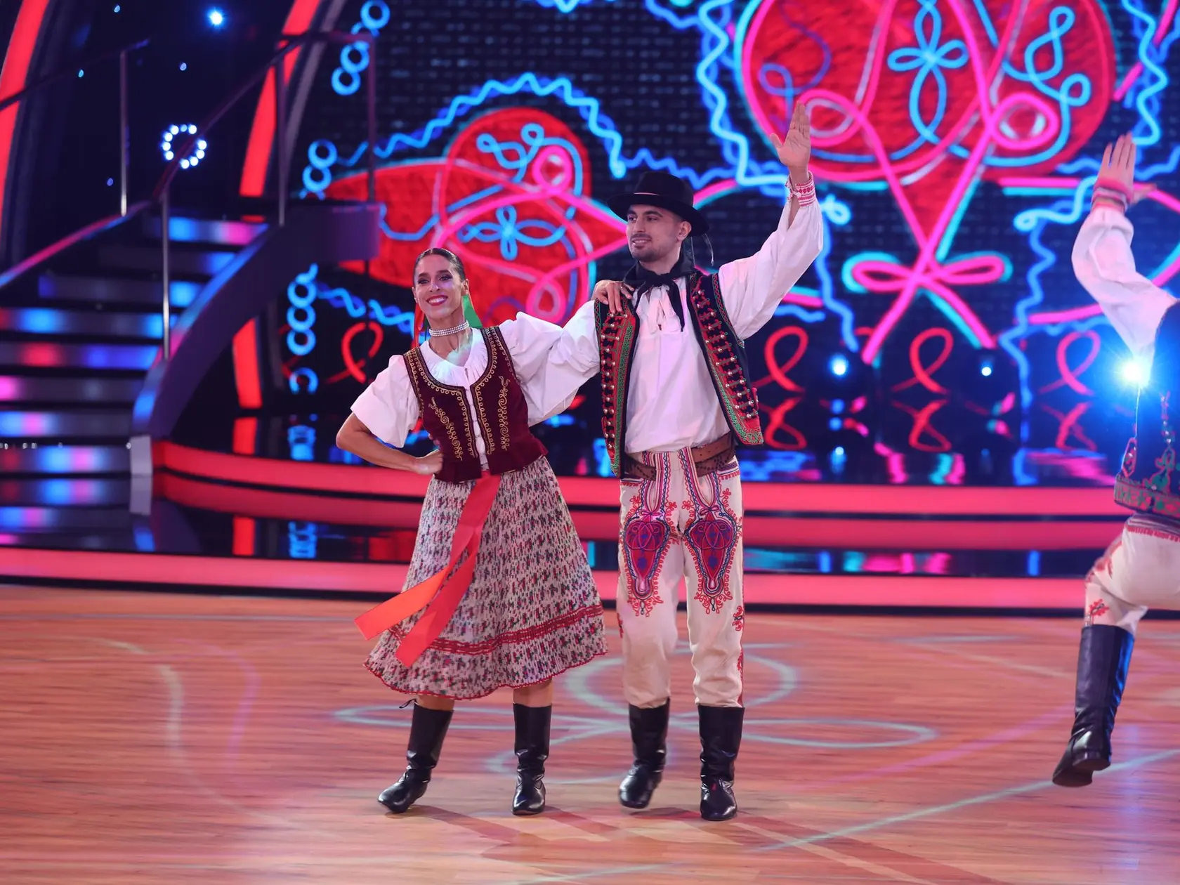 8. kolo Let's Dance. Na snímke Zuzana Porubjaková a Jaroslav Ihring.