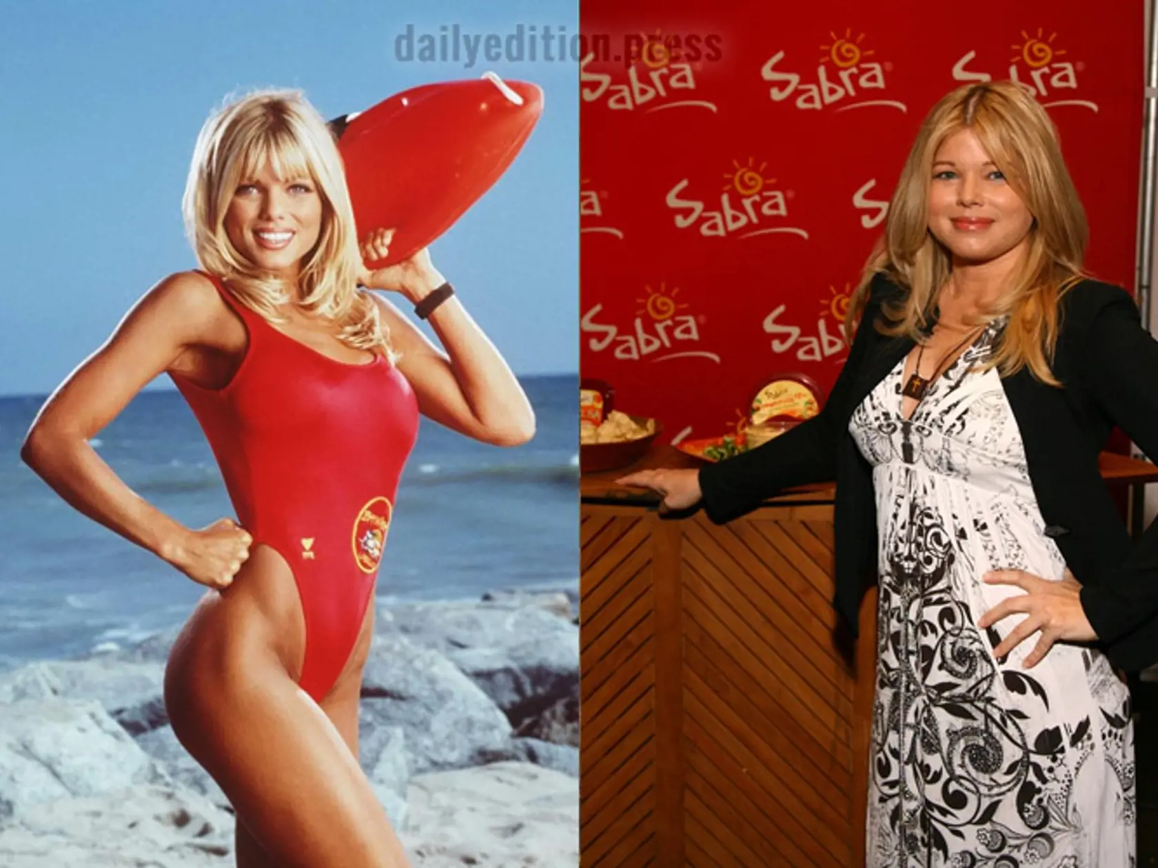 Donna Derrico. Niekdajšia playmate si zahrala rovnomennú záchranárku. Neskôr sa preslávila ako moderátorka šou Million Dollar Matchmaker.