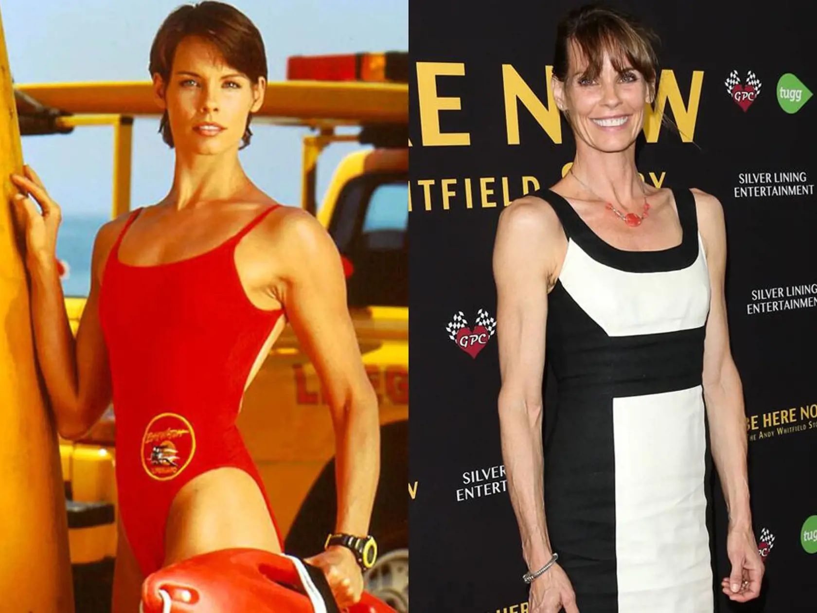 Alexandra Paul. Herečka známa ako záchranárka Stephanie hviezdila aj v ďalšom kultovom seriáli Melrose Place a dnes je okrem herectva aj wellness trénerkou.