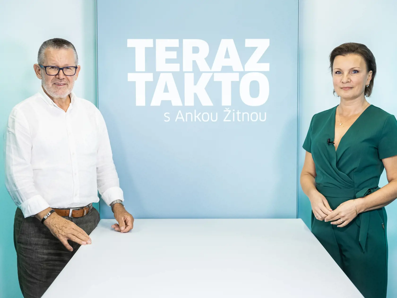 Diskusná relácia "Teraz Takto s Ankou Žitnou", ktorej hosťom bol Gábor Zászlós.
