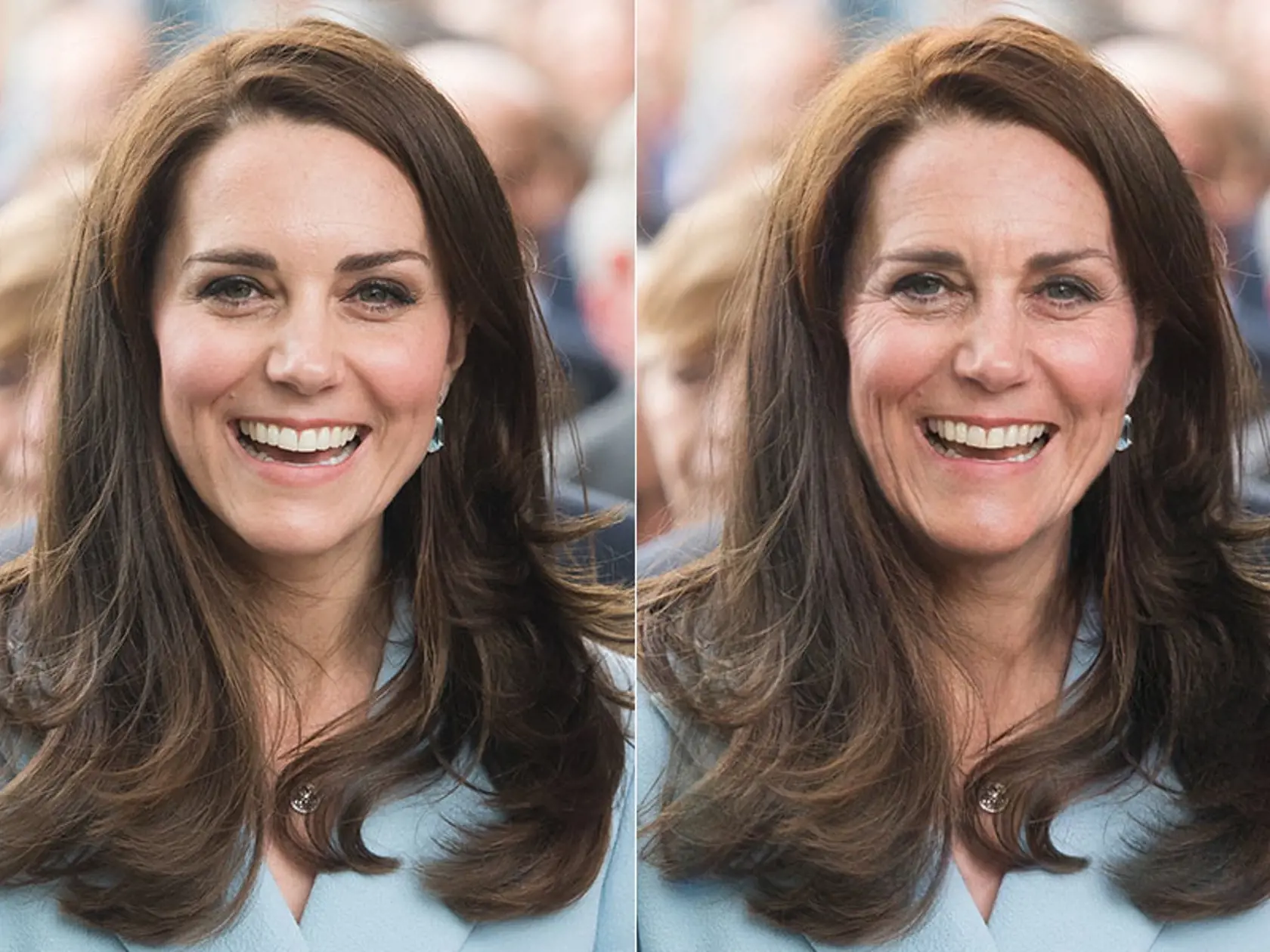 Kate Middleton by podľa aplikácie v starobe vyzerala veľmi dobre