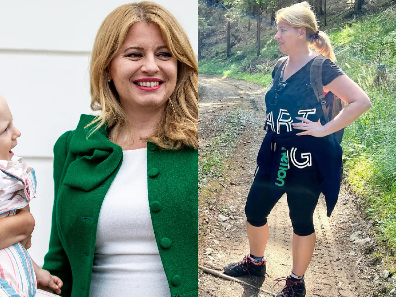 Zuzana Čaputová na DOD v paláci a v Kamenistej doline vo Veporských vrchoch.