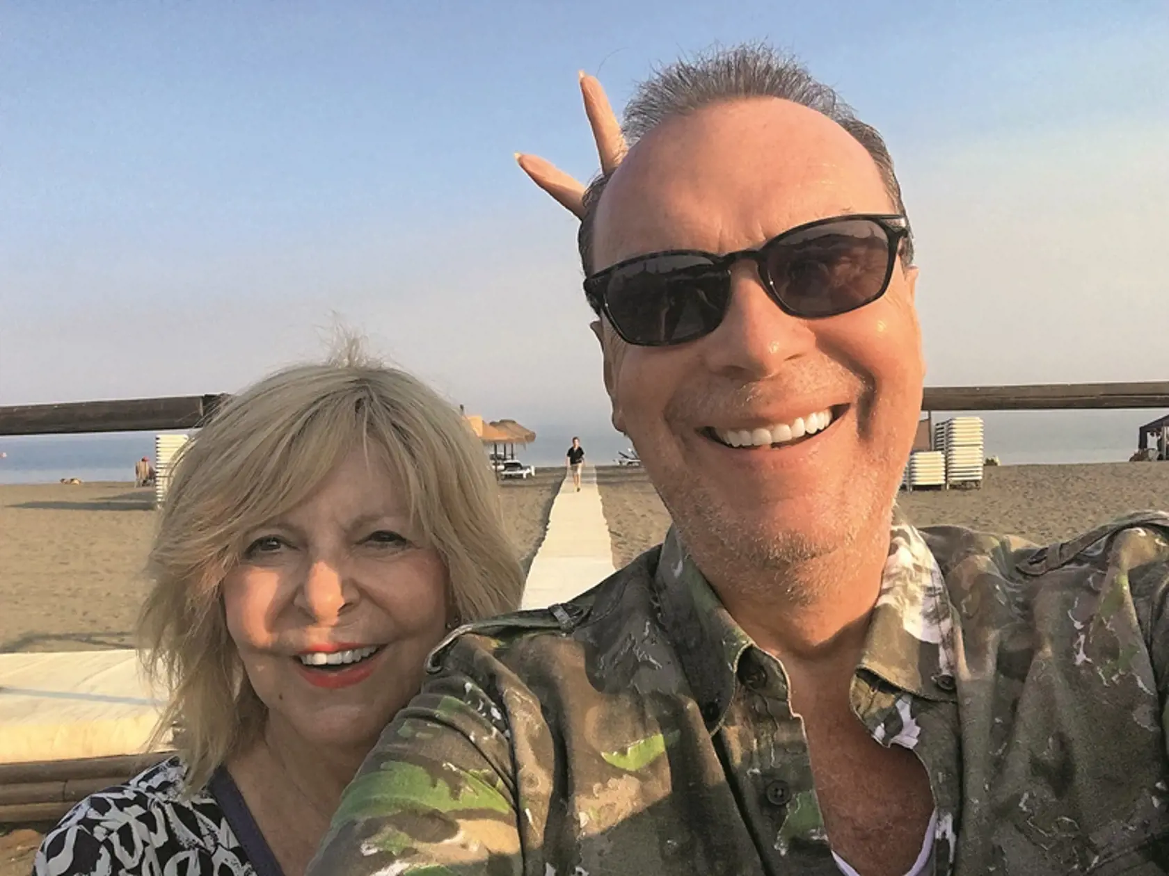 Umelkyňa: Hana mala problém s fotografovaním, preto si manželia robili väčšinou selfie.