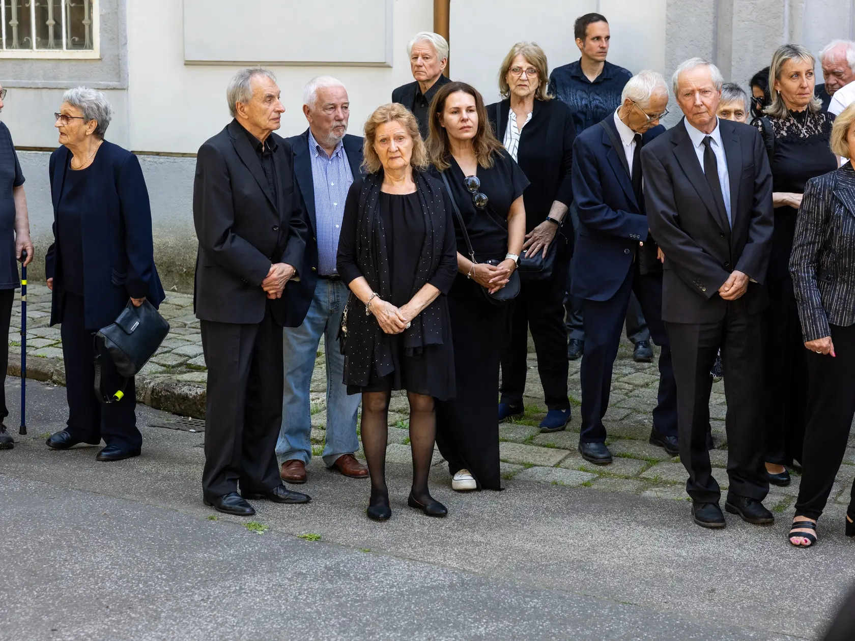 Rozlúčka s Danielou Kovárovou, manželkou herca Františka Kovára.