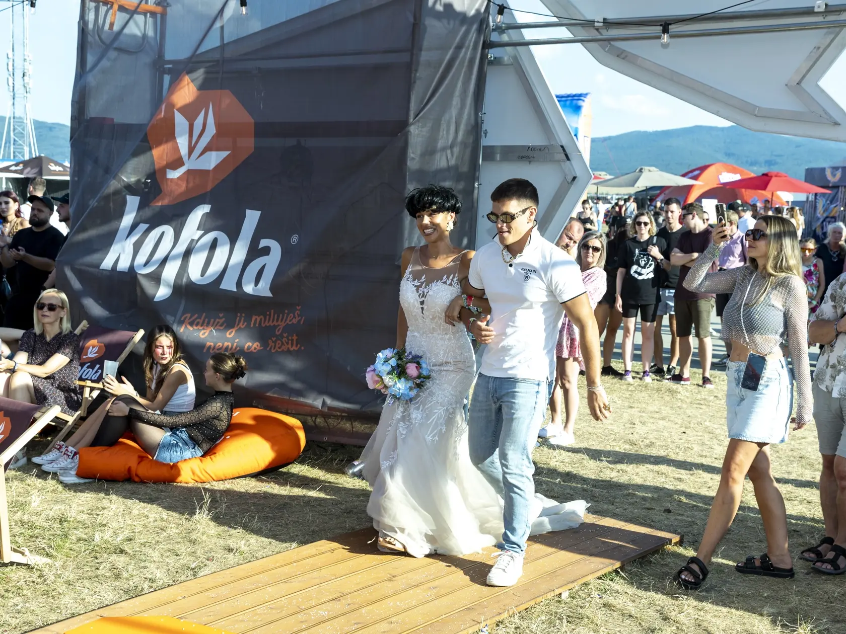 Bianka Rumanová a Jovinečko si povedali svoje ,,áno" na festivale. Zatiaľ však nanečisto.